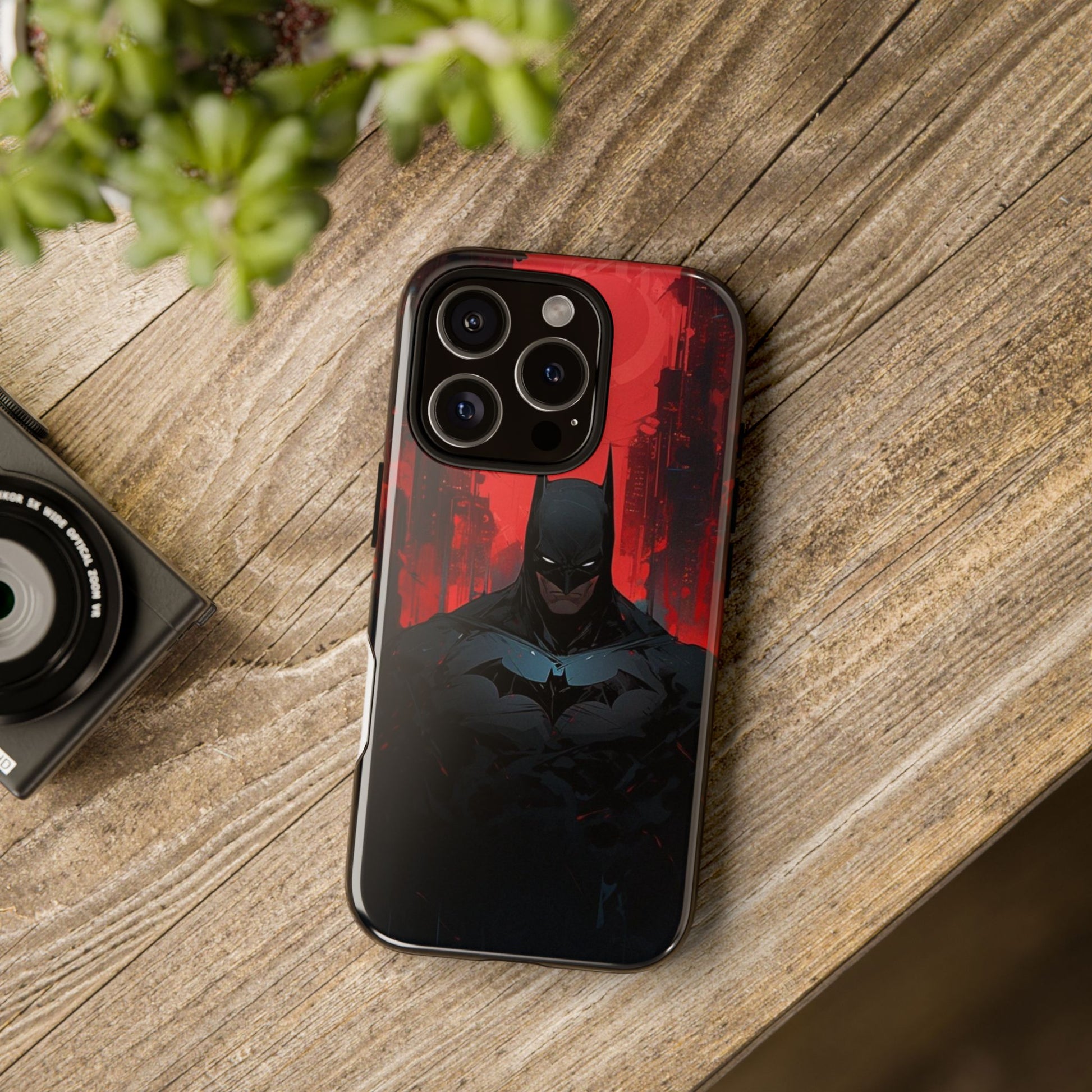 The Dark Knight Batman Tough Cases for iPhones, Samsung, and Pixel