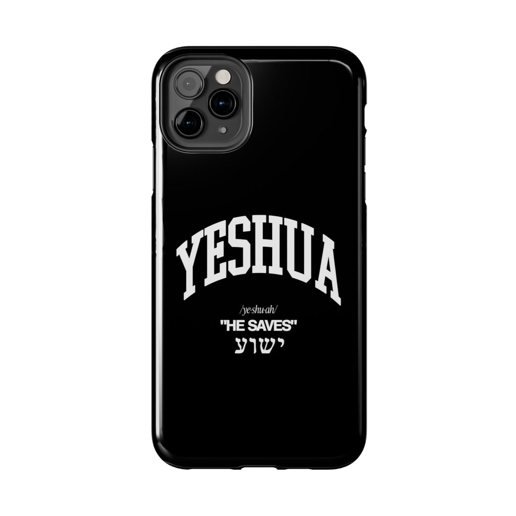Yeshua He Saves Christian Theme Phone Cases for iPhones & Samsung Phones