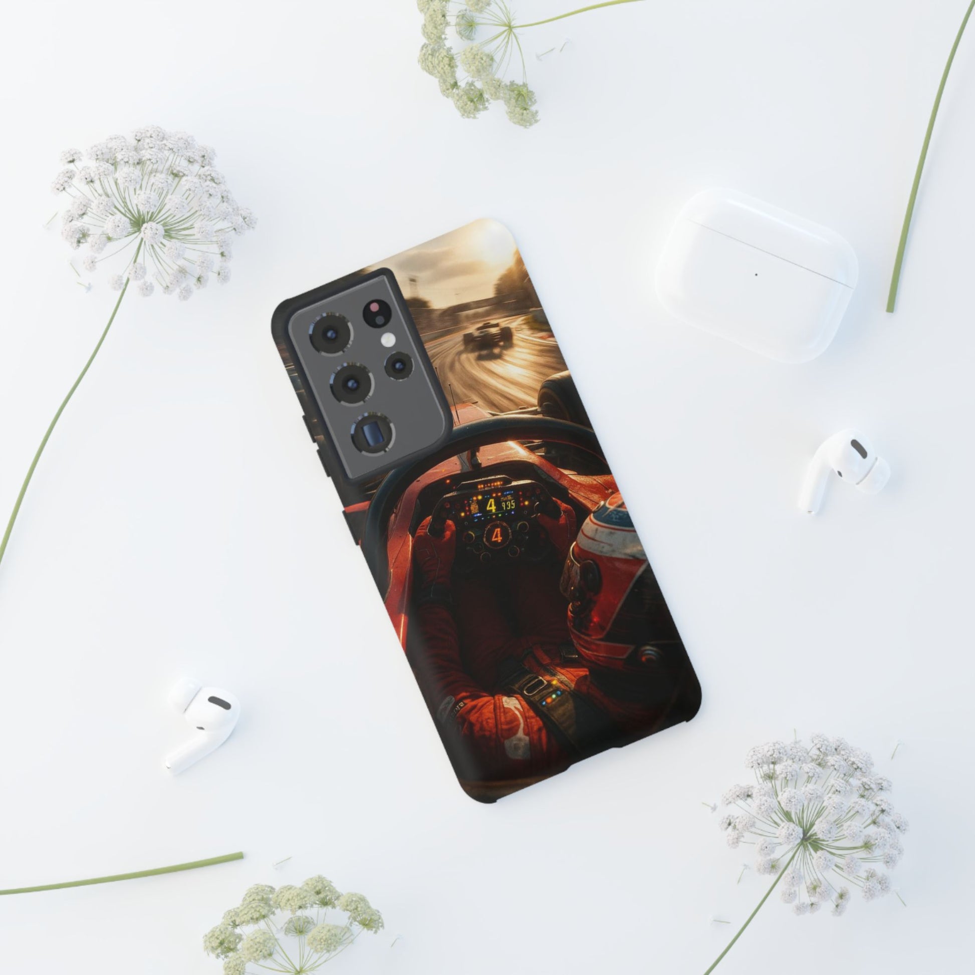 Formula 1 Cockpit Phone Case, Tough Cases for iPhones, Samsung, and Pixel
