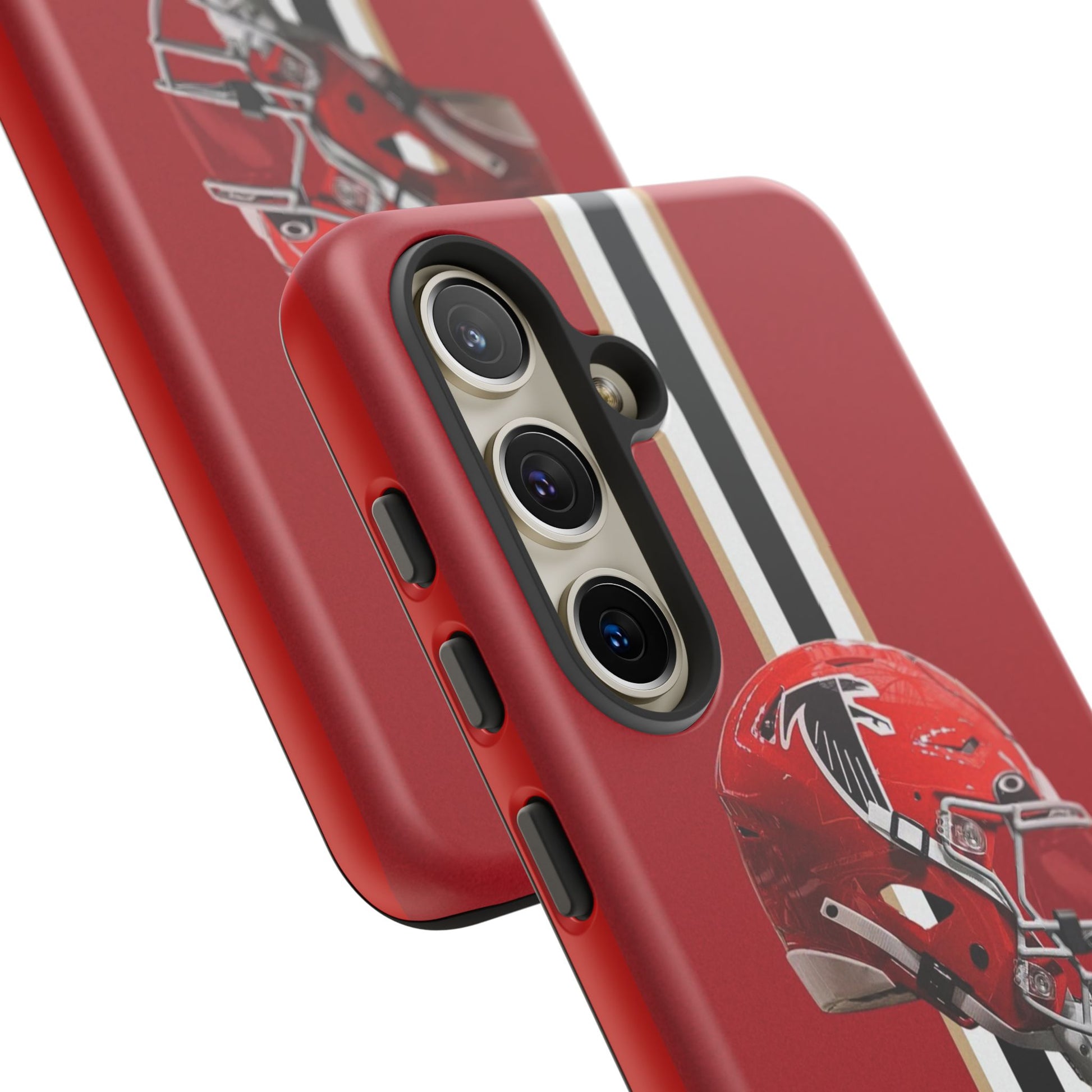 Atlanta Falcons Football Helmet Logo Tough Cases for iPhones, Samsung, and Pixel