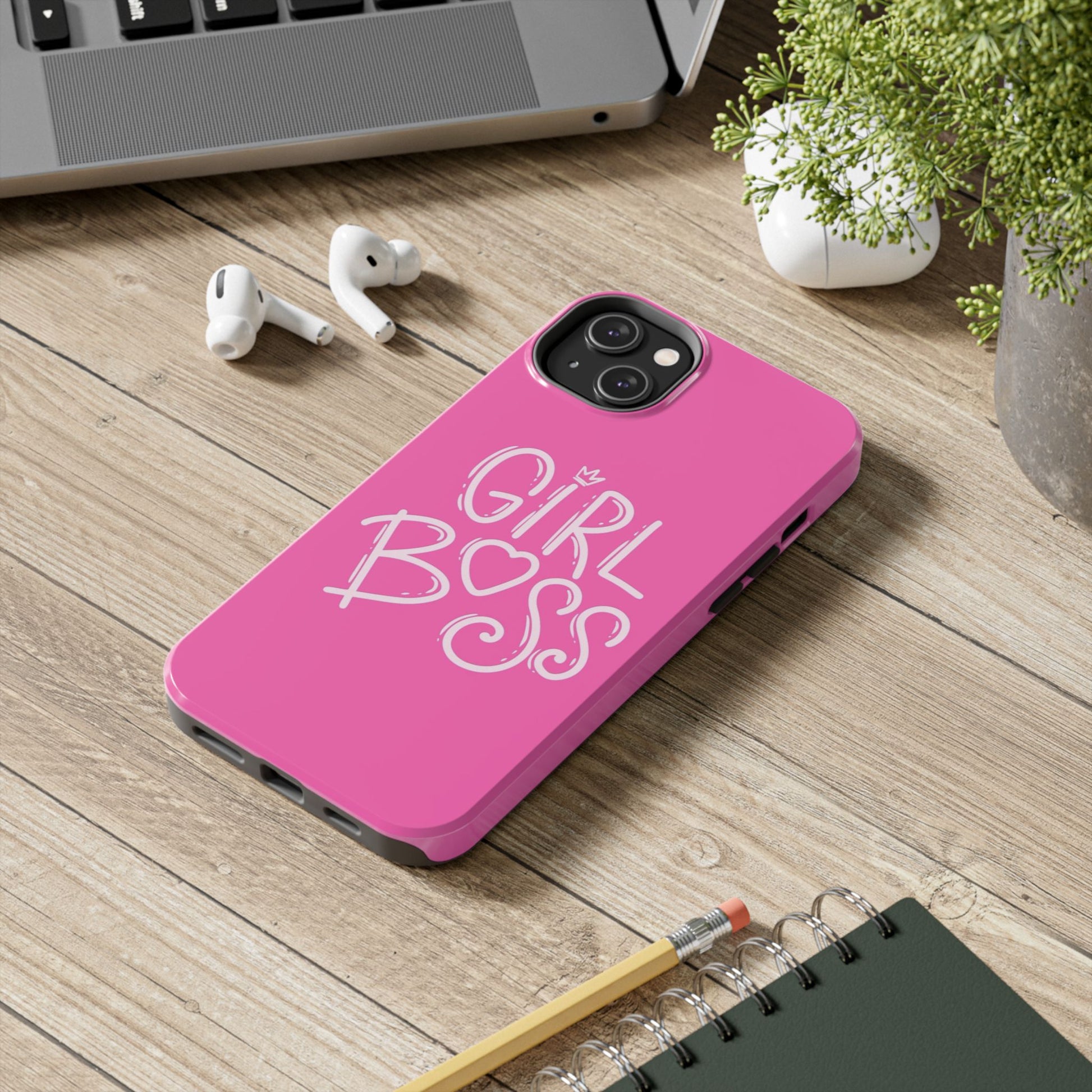 Girl Boss Girly Theme Phone Cases for iPhones & Samsung Phones