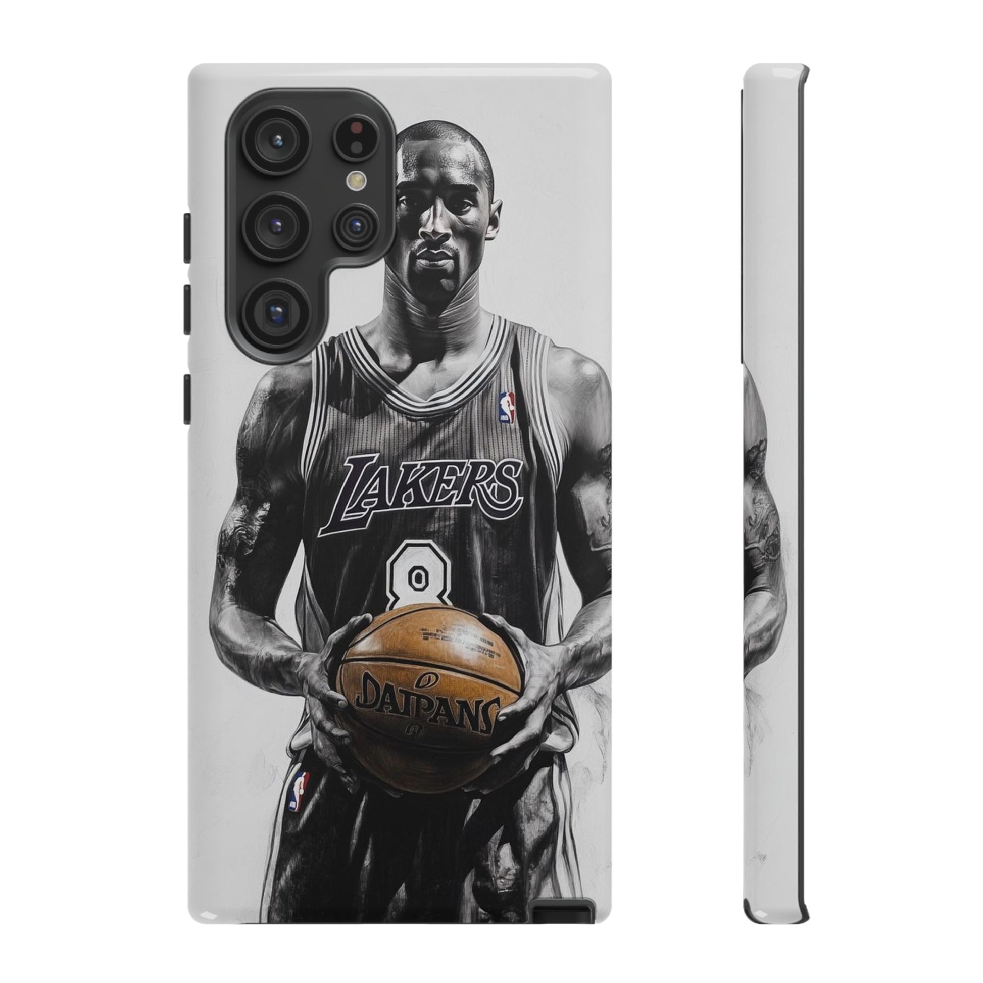 Kobe Basketball Art Tough Cases for iPhones, Samsung, and Pixel