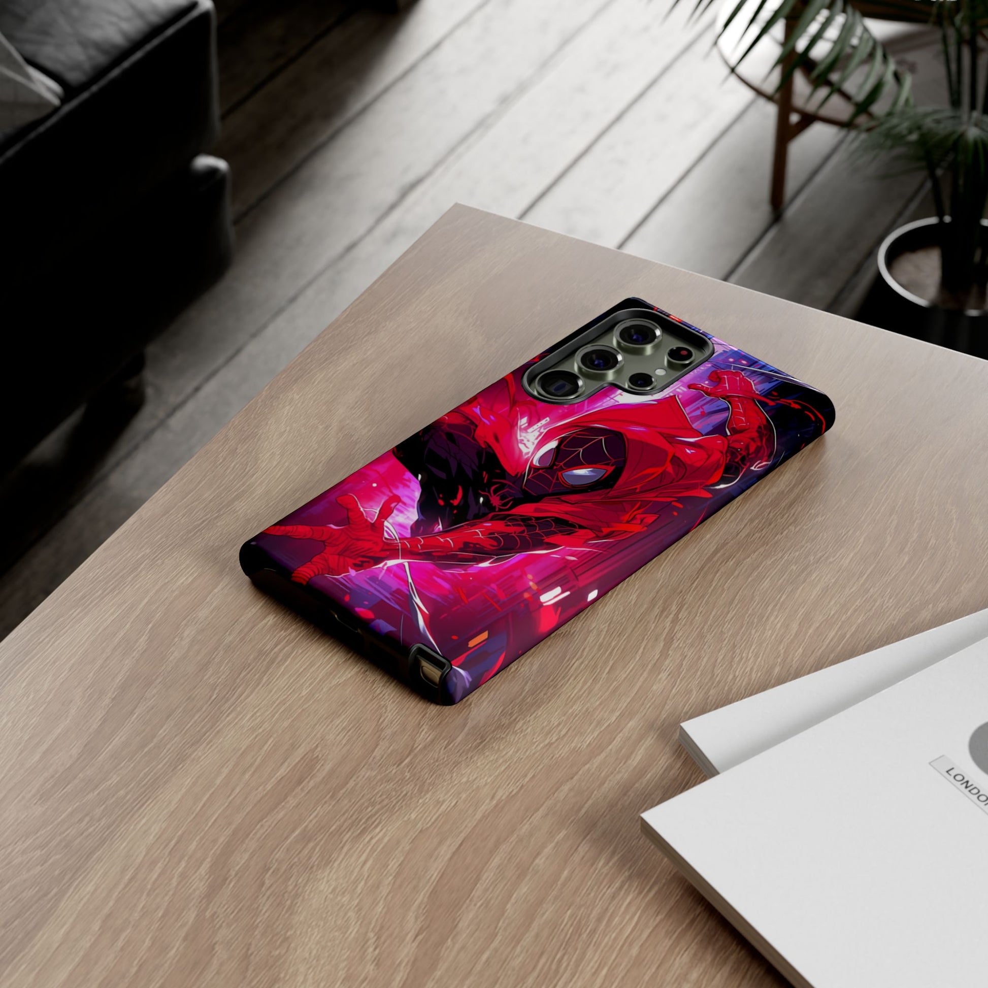 Miles Morales Spiderman Phone Case, Tough Cases for iPhones, Samsung, and Pixel