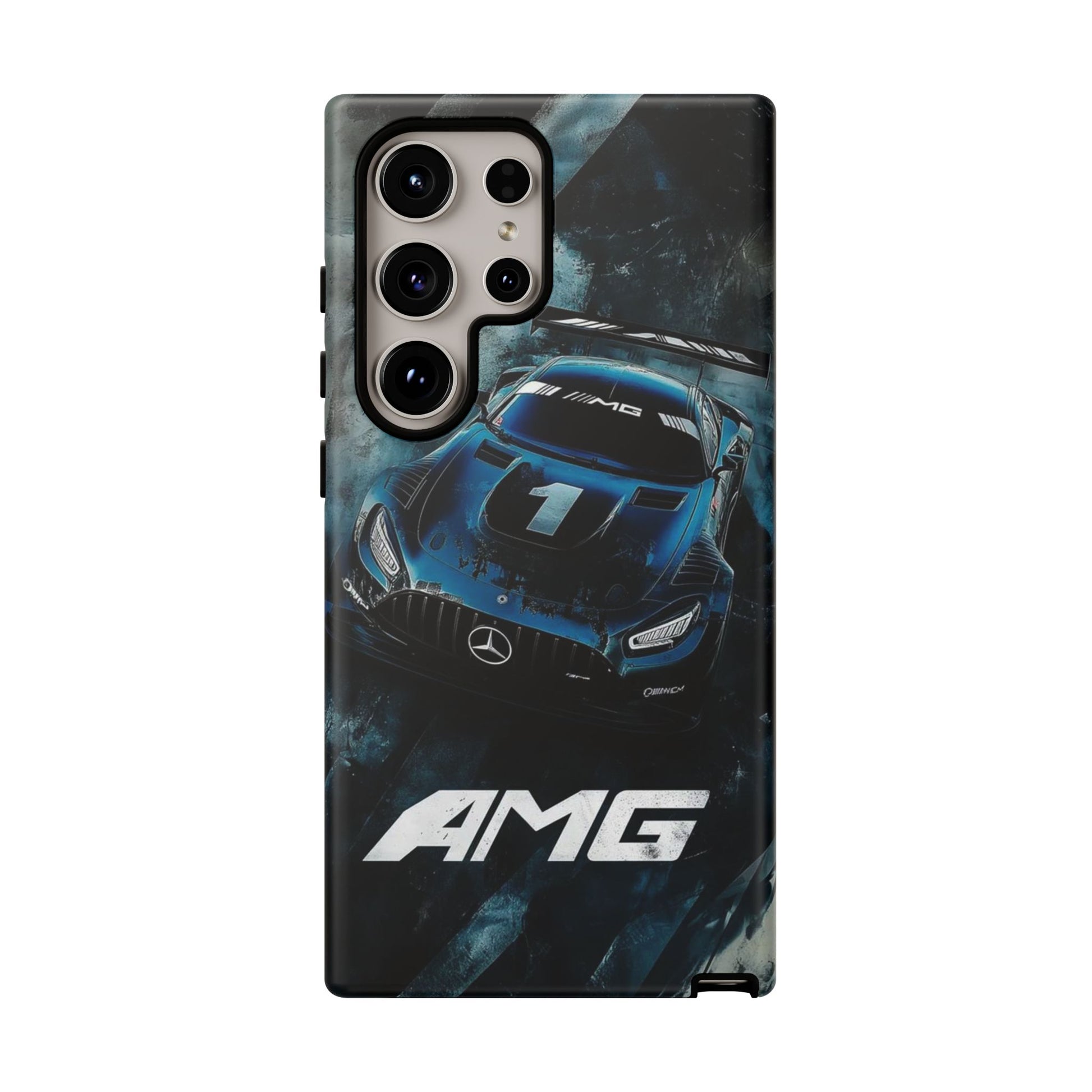 Mercedes AMG Racing Car Tough Cases for iPhones, Samsung, and Pixel