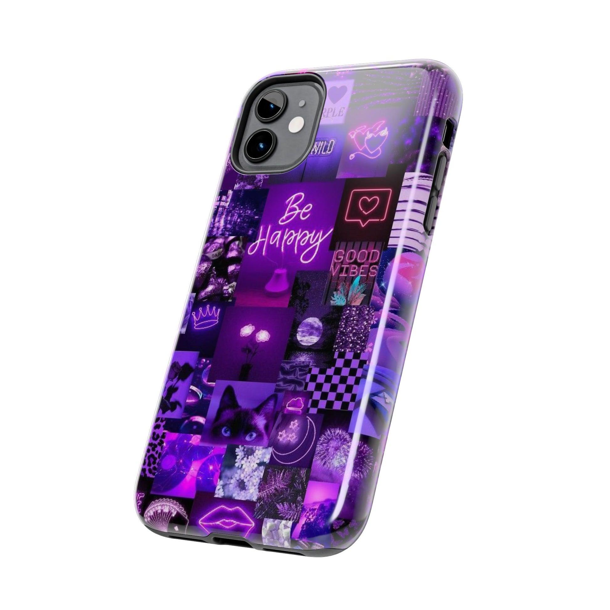 Be Happy Themed Tough Phone Cases for Iphones & Samsung Phones