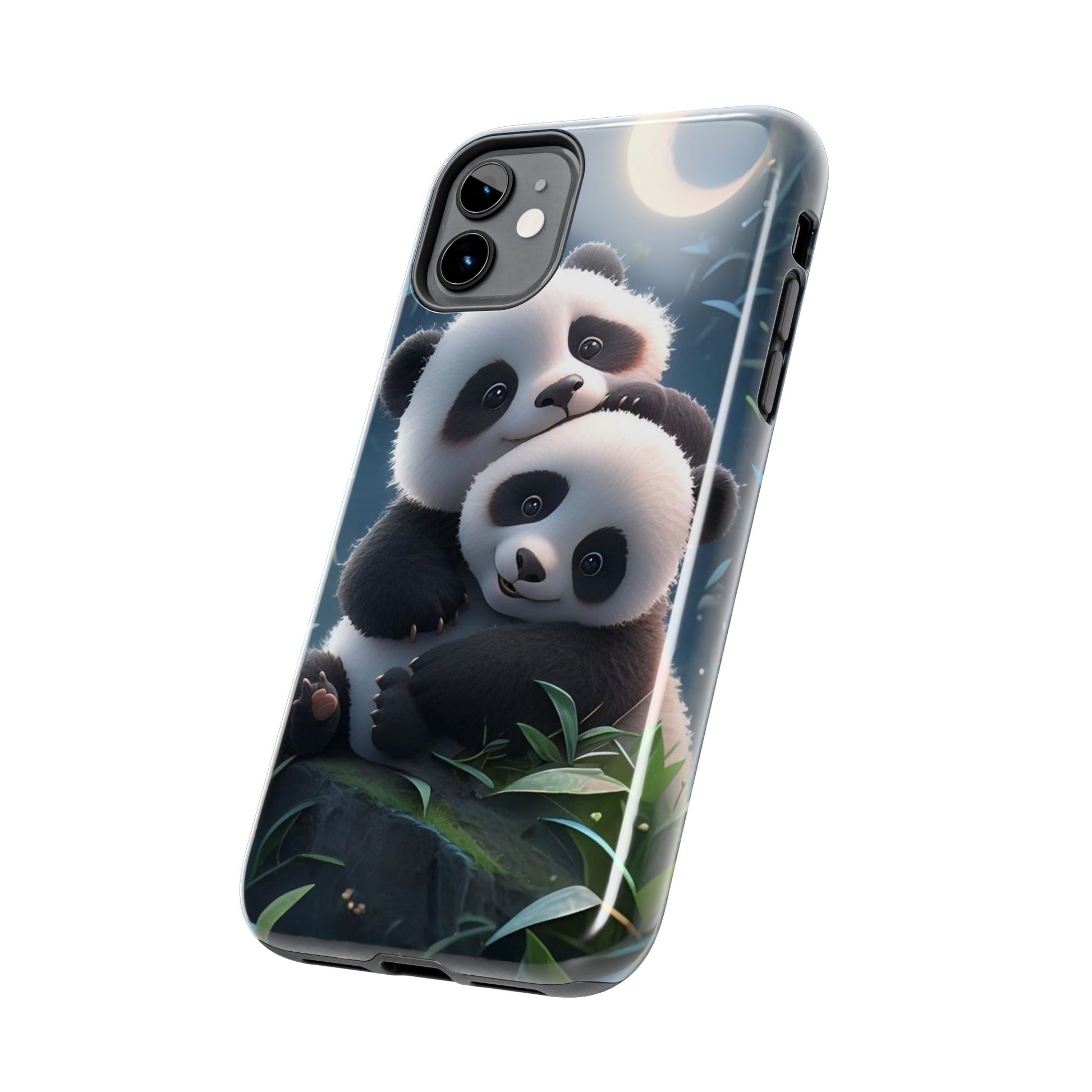 Hugging Pandas Theme Phone Cases for iPhones & Samsung Phones