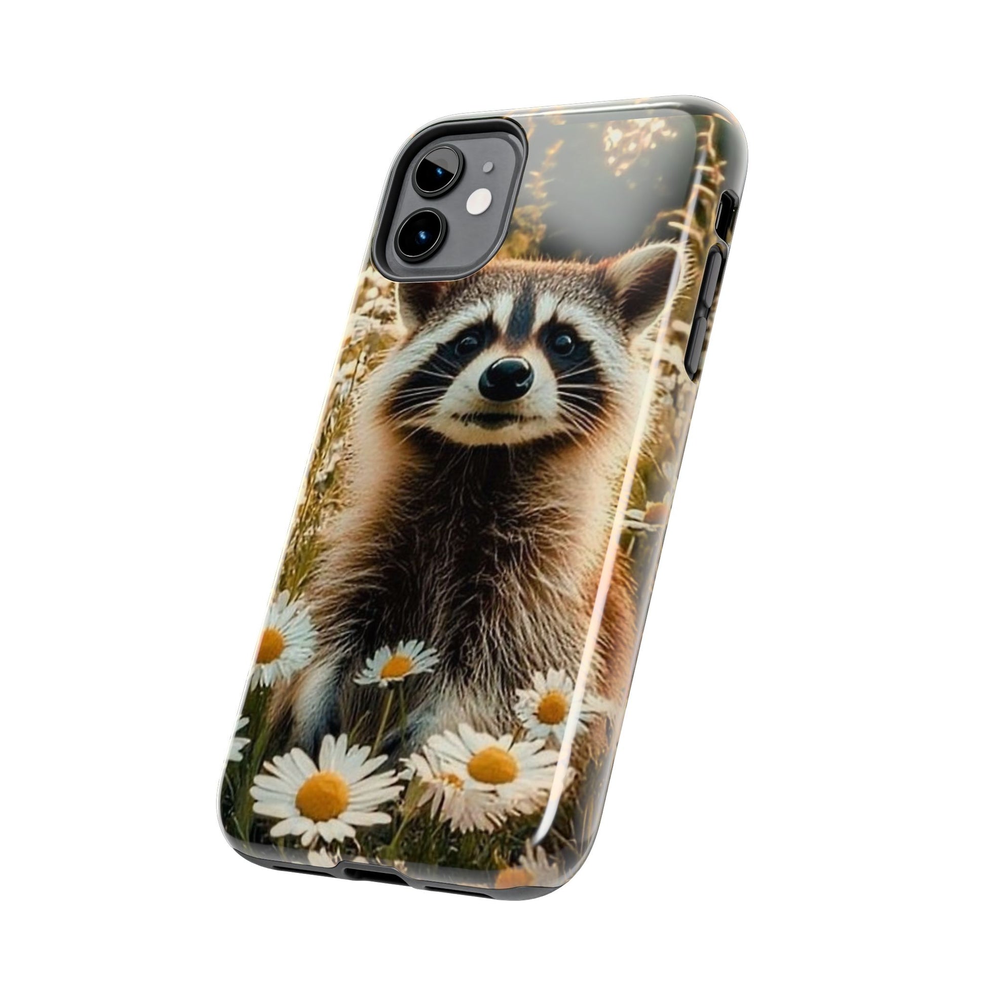 Cute Raccoon Theme Phone Cases for iPhones & Samsung Phones