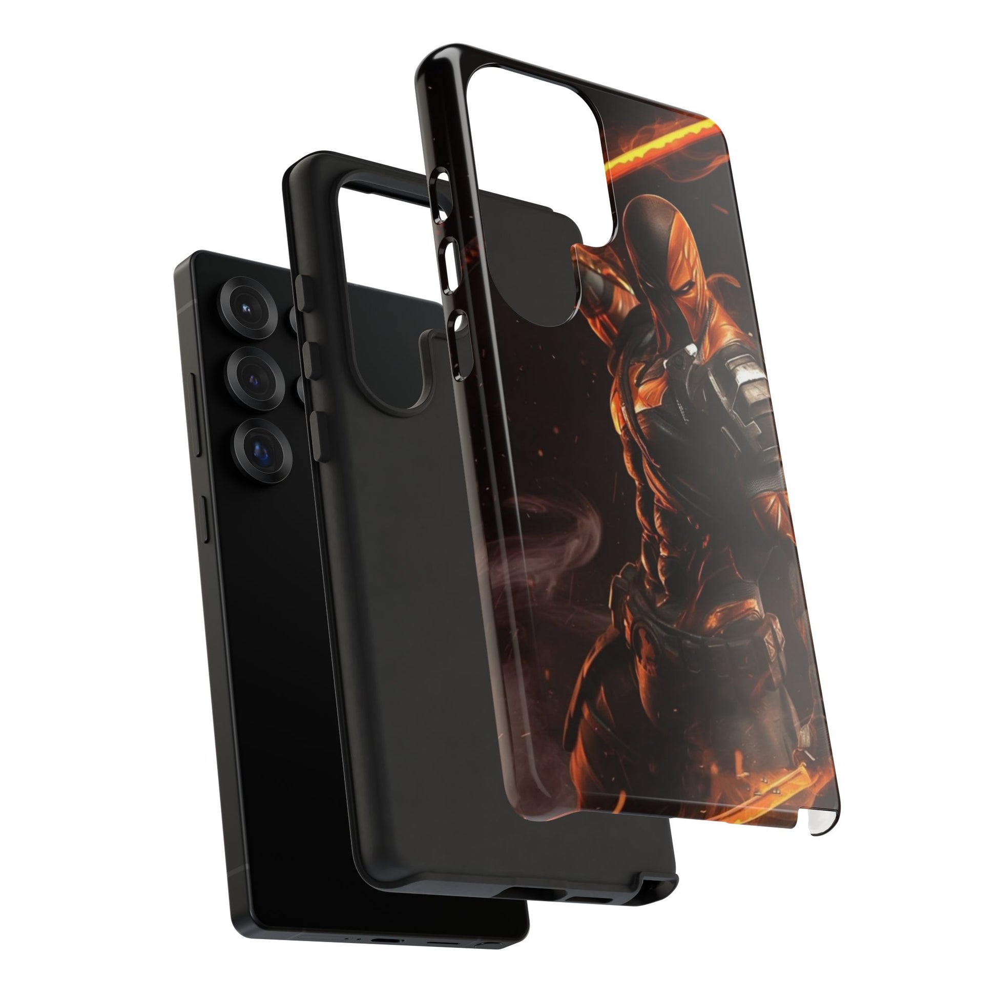 DC Comics Death Stroke Tough Cases for iPhones, Samsung, and Pixel