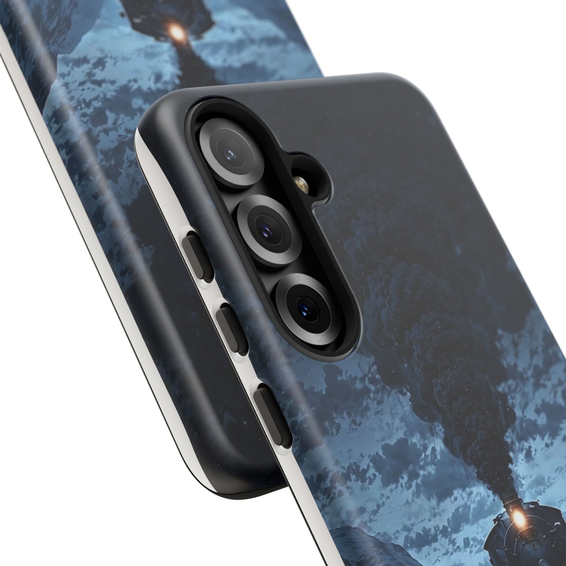 Steam Engine Train Themed Tough Cases for iPhones, Samsung, and Pixel