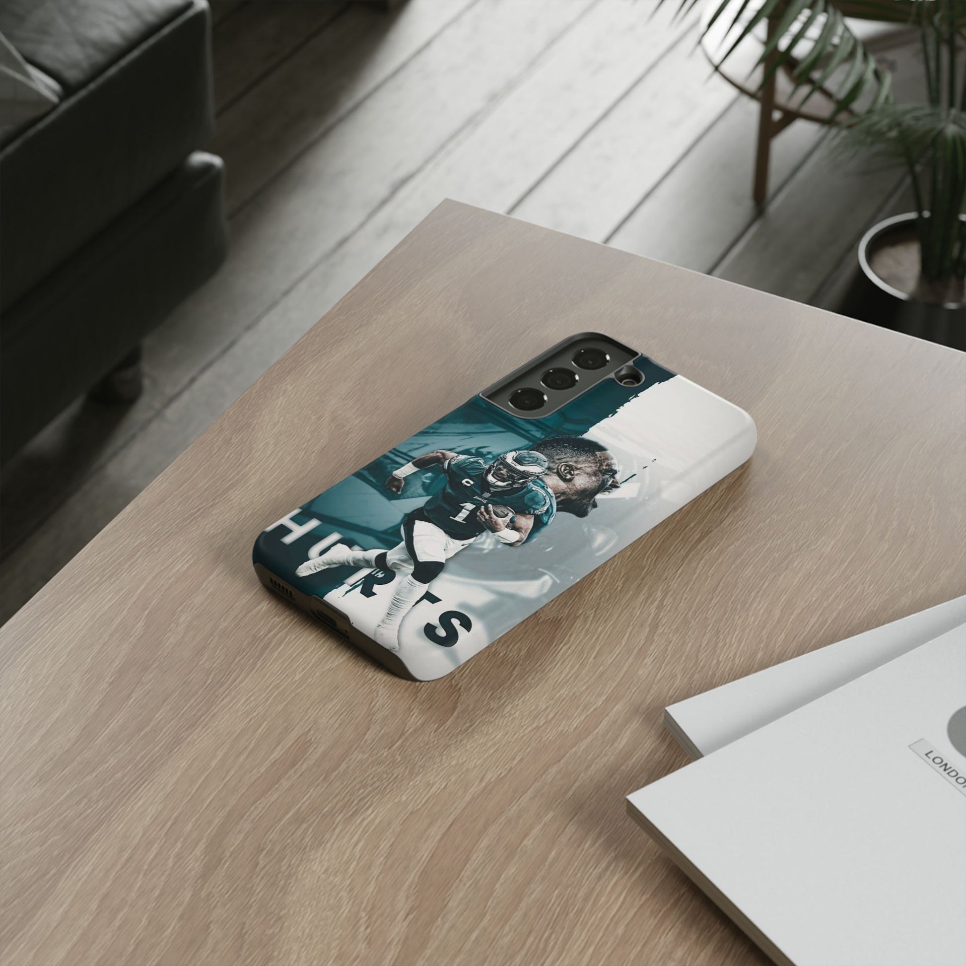 Jalen Hurts Eagles Football Tough Cases for iPhones, Samsung, and Pixel