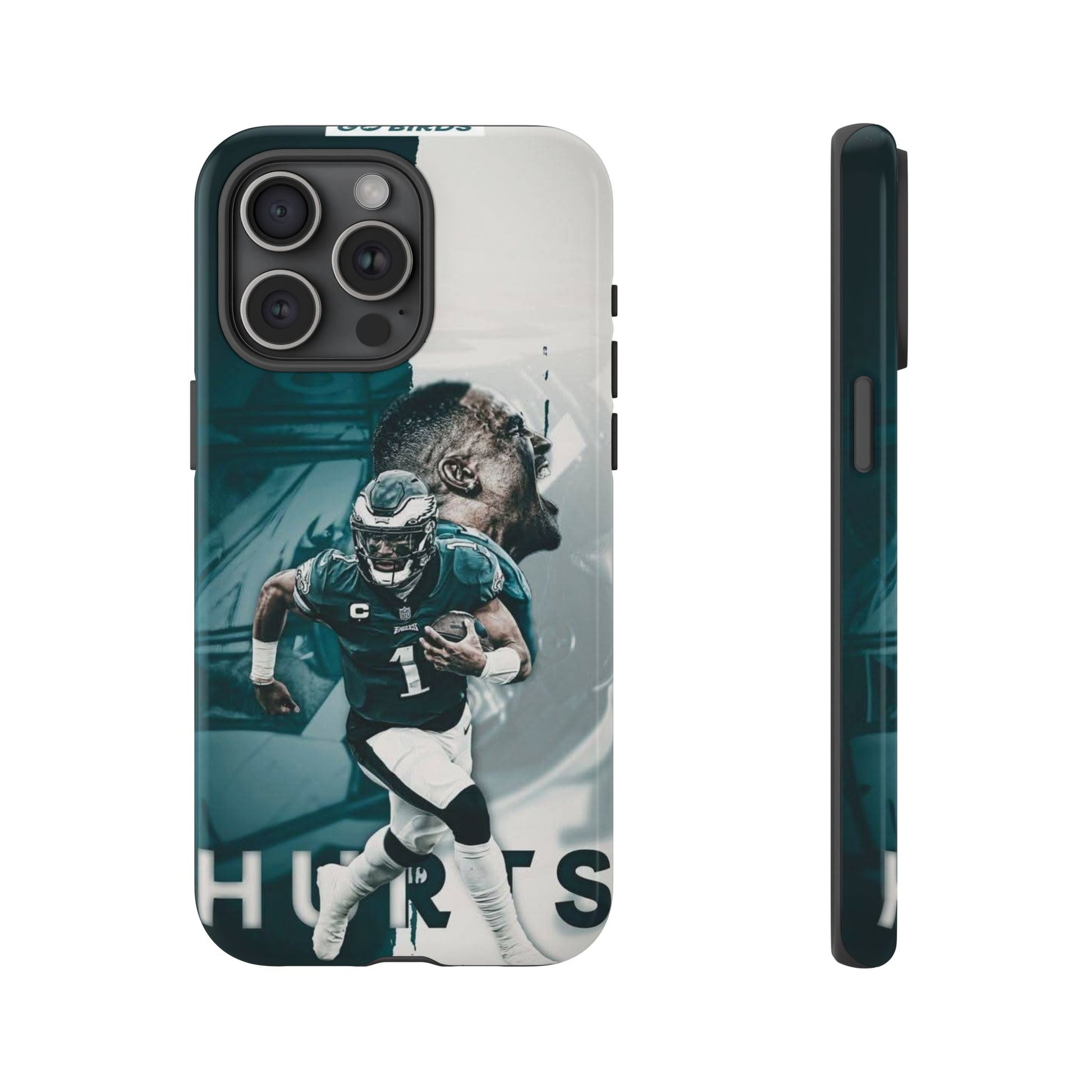 Jalen Hurts Eagles Football Tough Cases for iPhones, Samsung, and Pixel