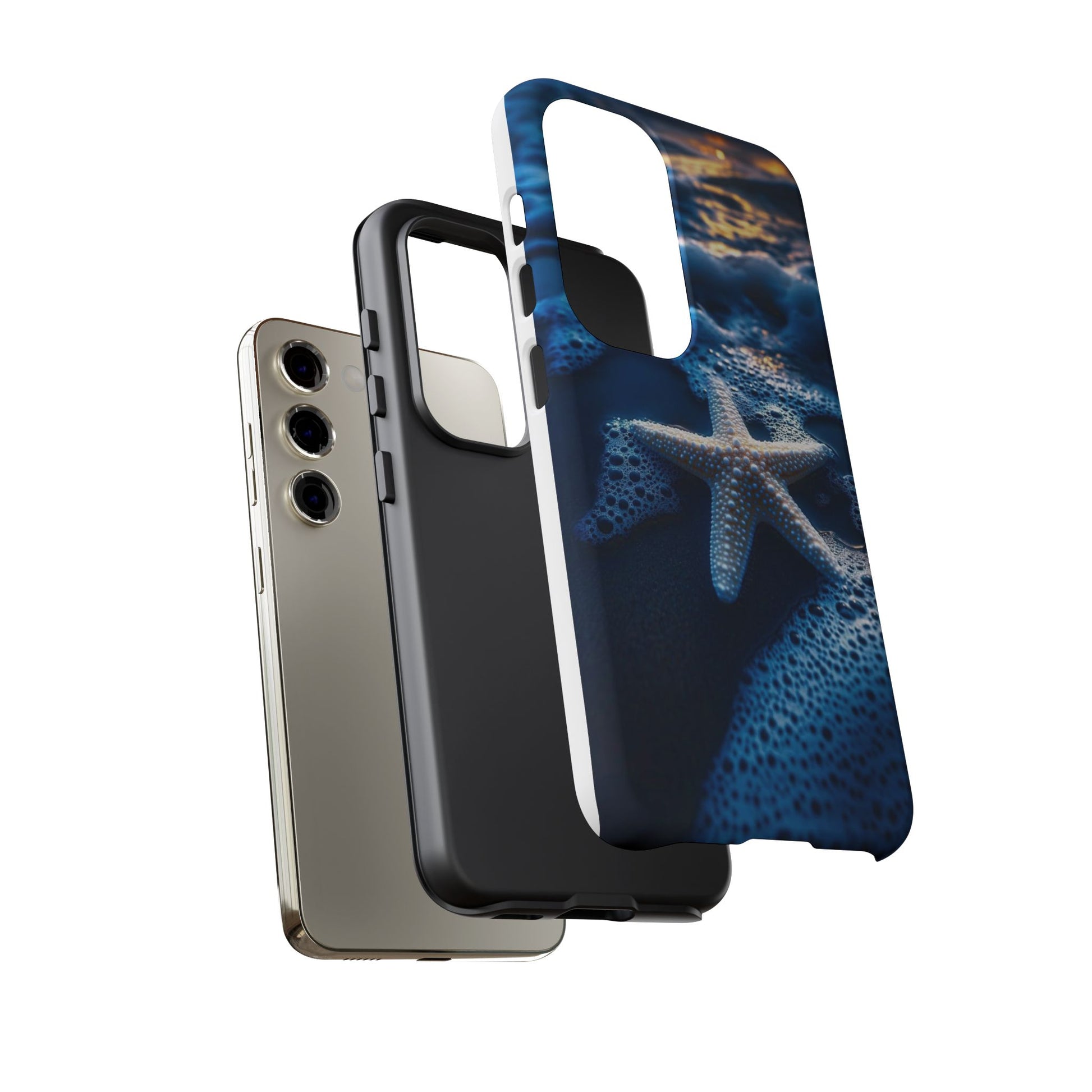 Starfish Beach Tough Cases for iPhones, Samsung, and Pixel