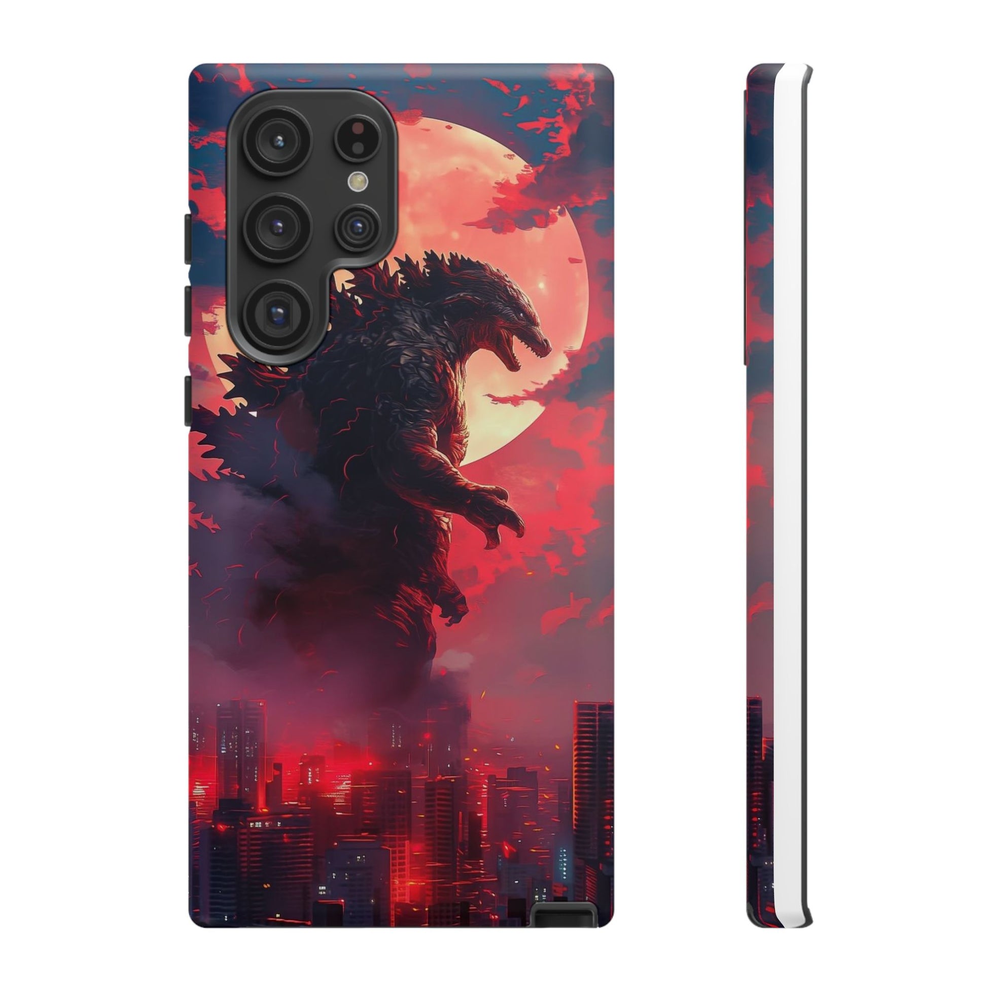 King of Monsters Godzilla Tough Phone Cases for iPhones, Samsung, and Pixel