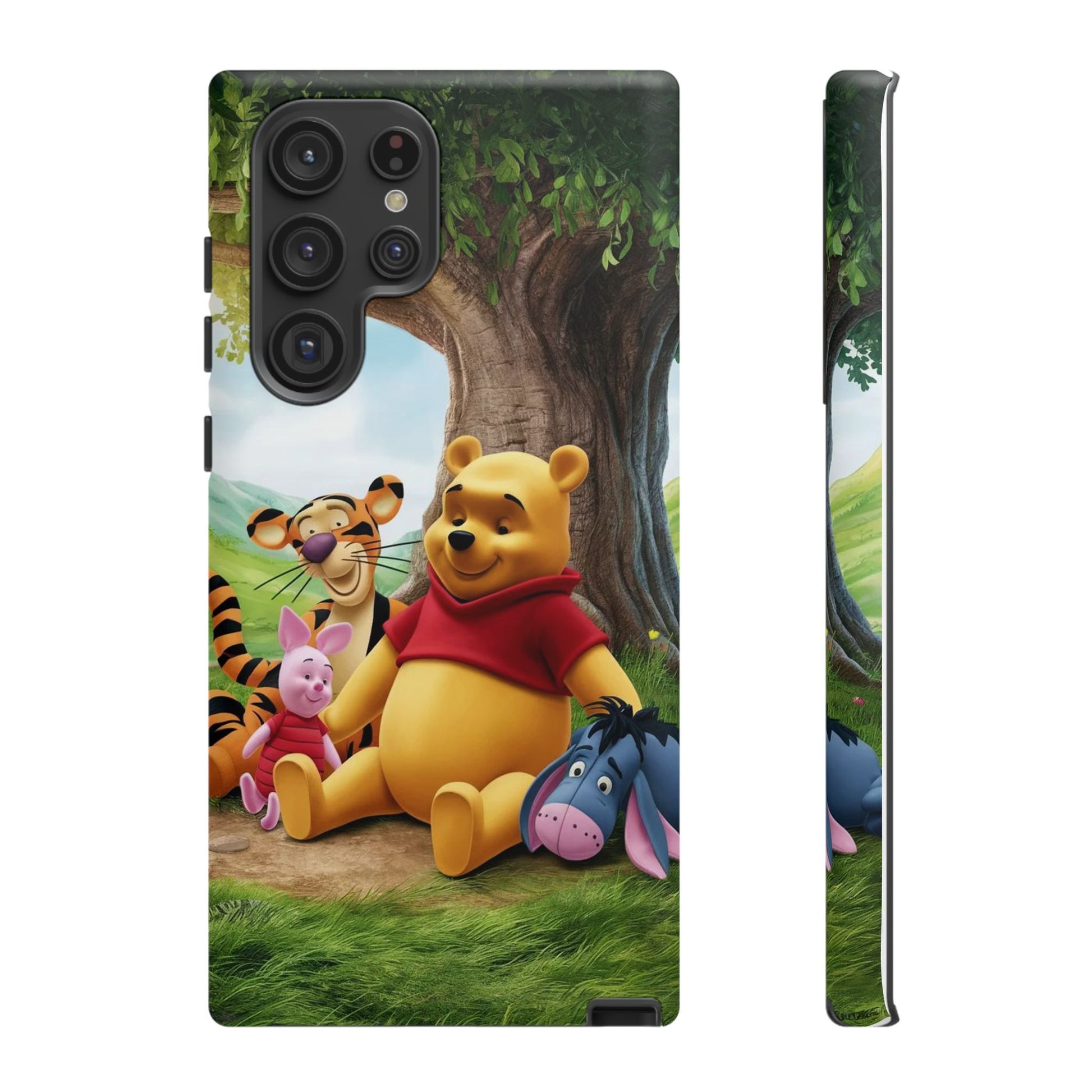 Cute Pooh Bear Phone Case, Tough Cases, Disney Phone for iPhones, Samsung, and Pixel