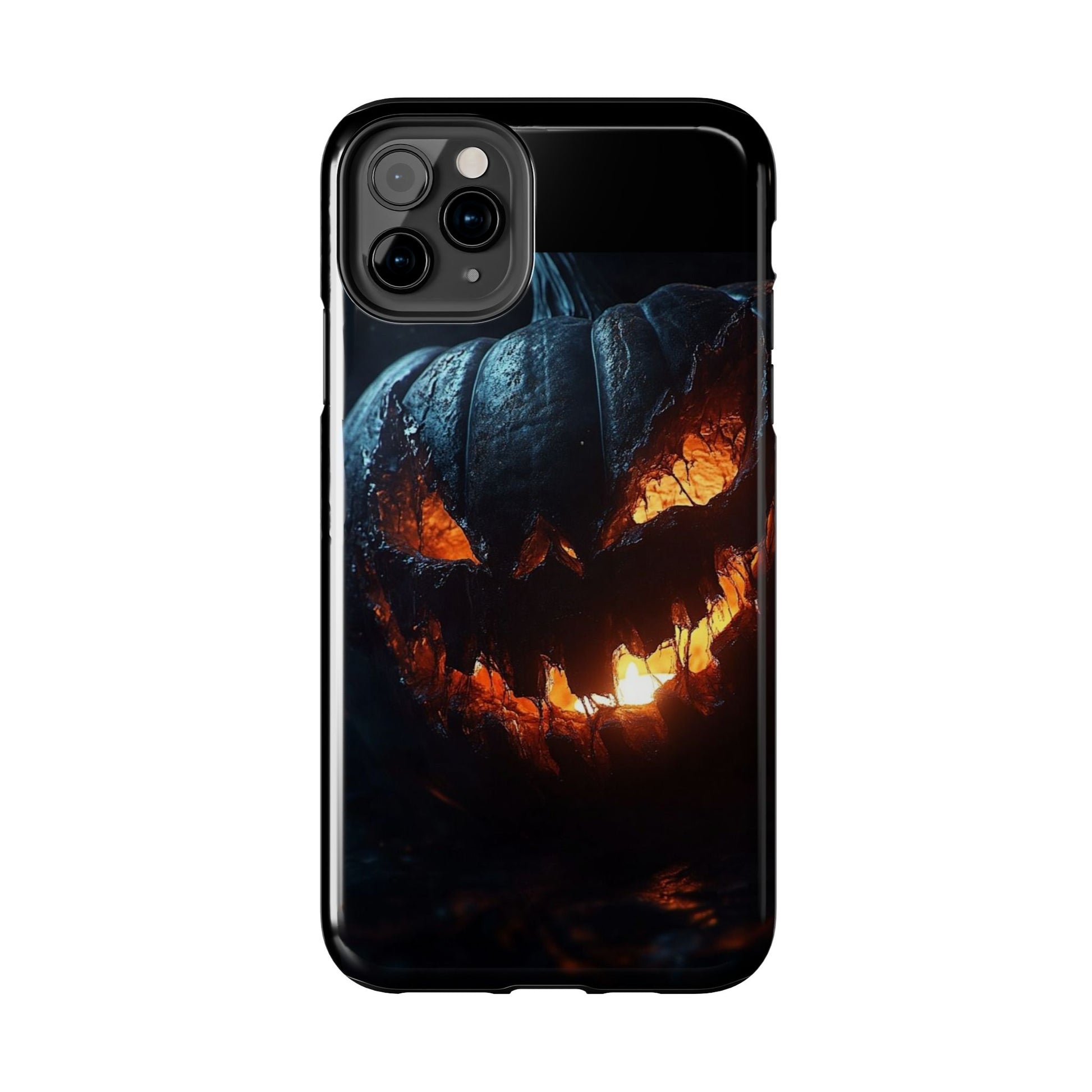 Scary Pumpkin Halloween Theme Phone Cases for iPhones & Samsung Phones