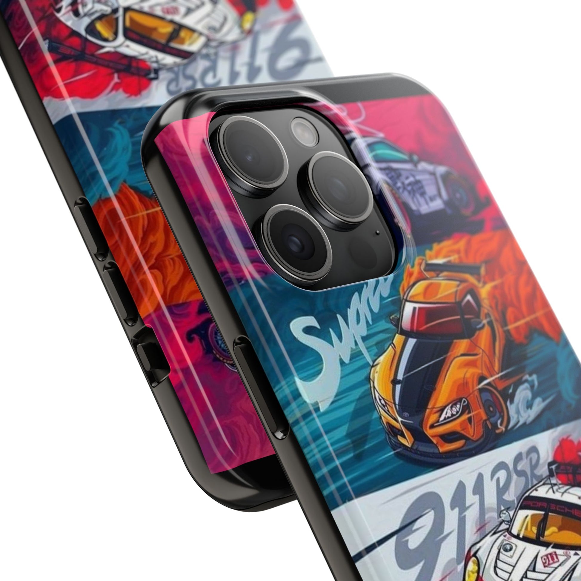 Import Cars Racing Art Inspired 2 Piece Iphone & Samsung Durable Phone Case