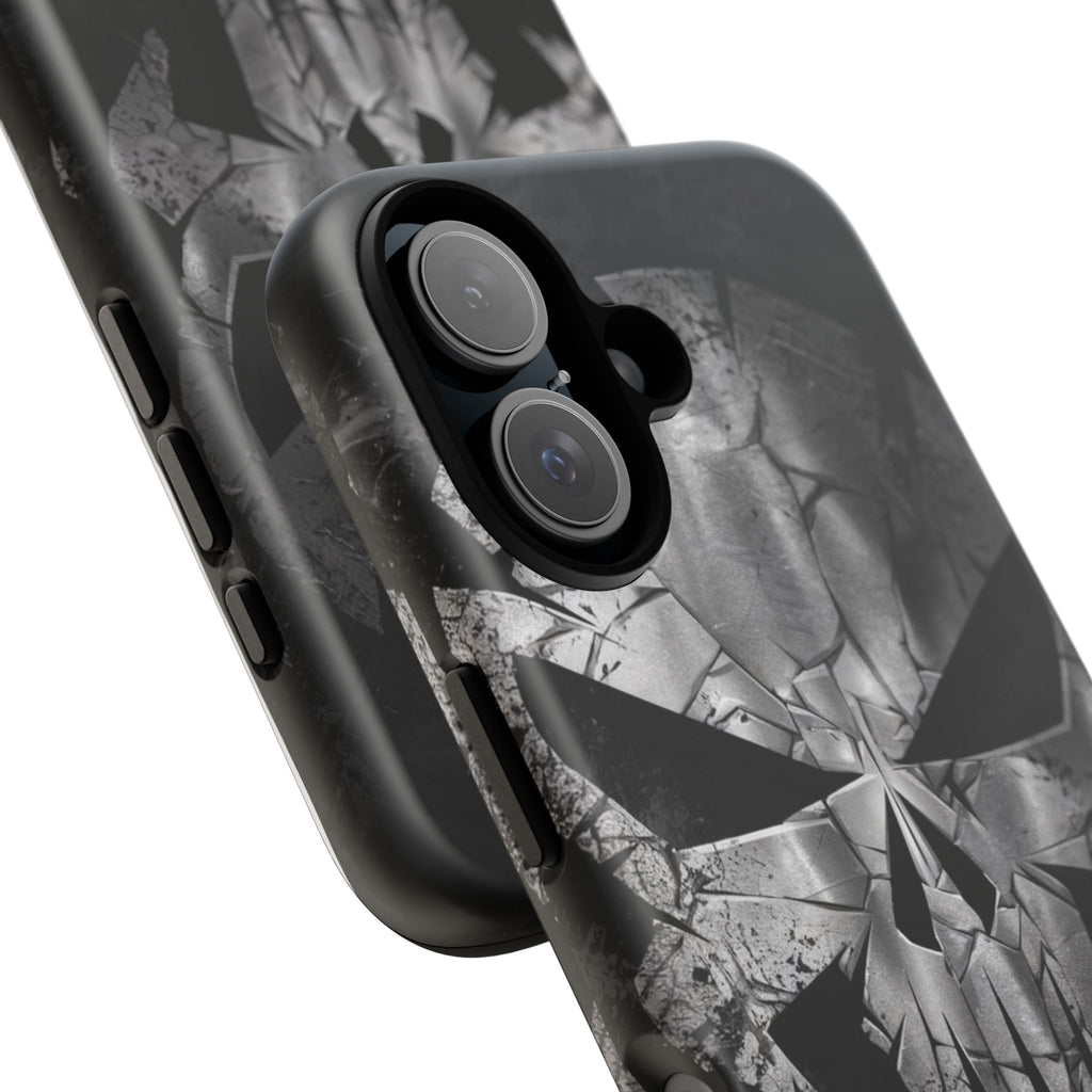 The Punisher Logo Art Tough Cases for iPhones, Samsung, and Pixel