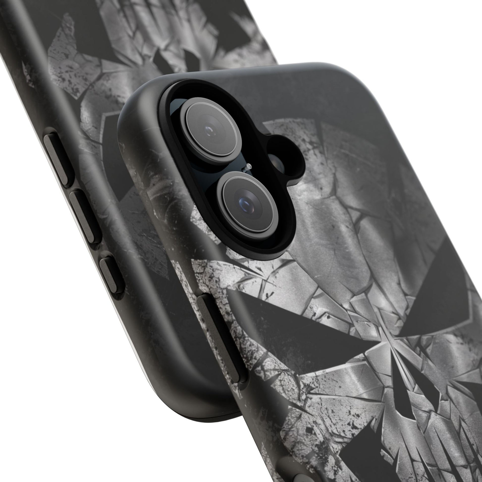 The Punisher Logo Art Tough Cases for iPhones, Samsung, and Pixel