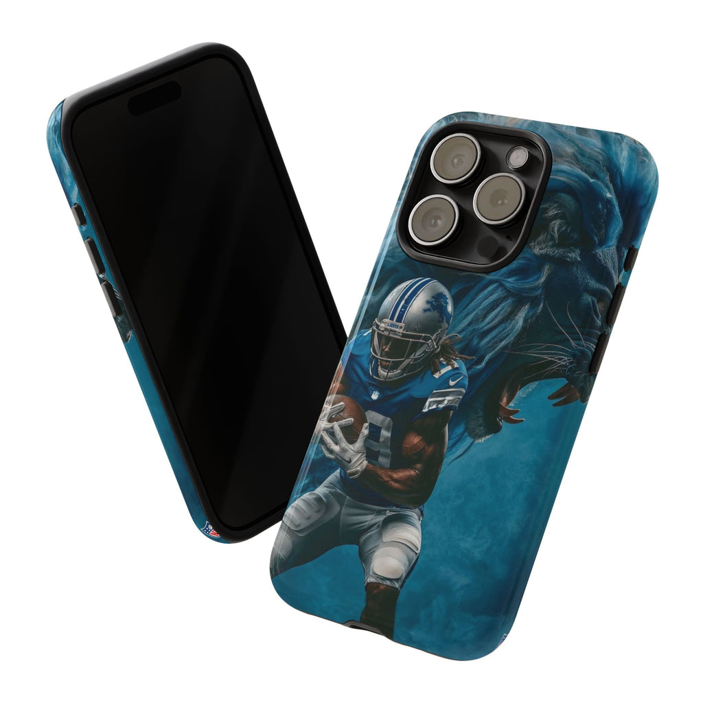 Detroit Lions Player Football Phone Case, Tough Cases for iPhones, Samsung, and Pixel