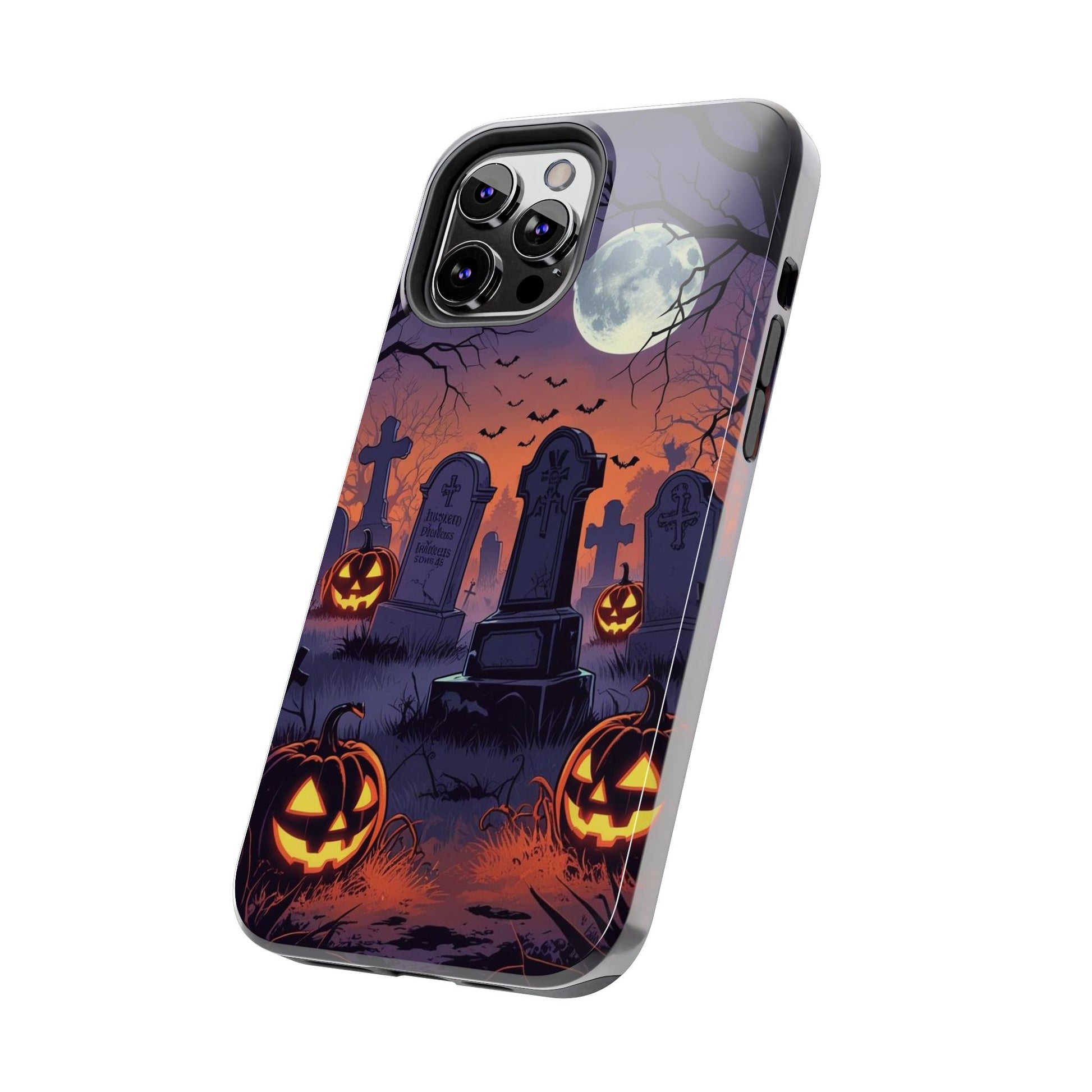 Graveyard Halloween Theme Phone Cases for iPhones & Samsung Phones