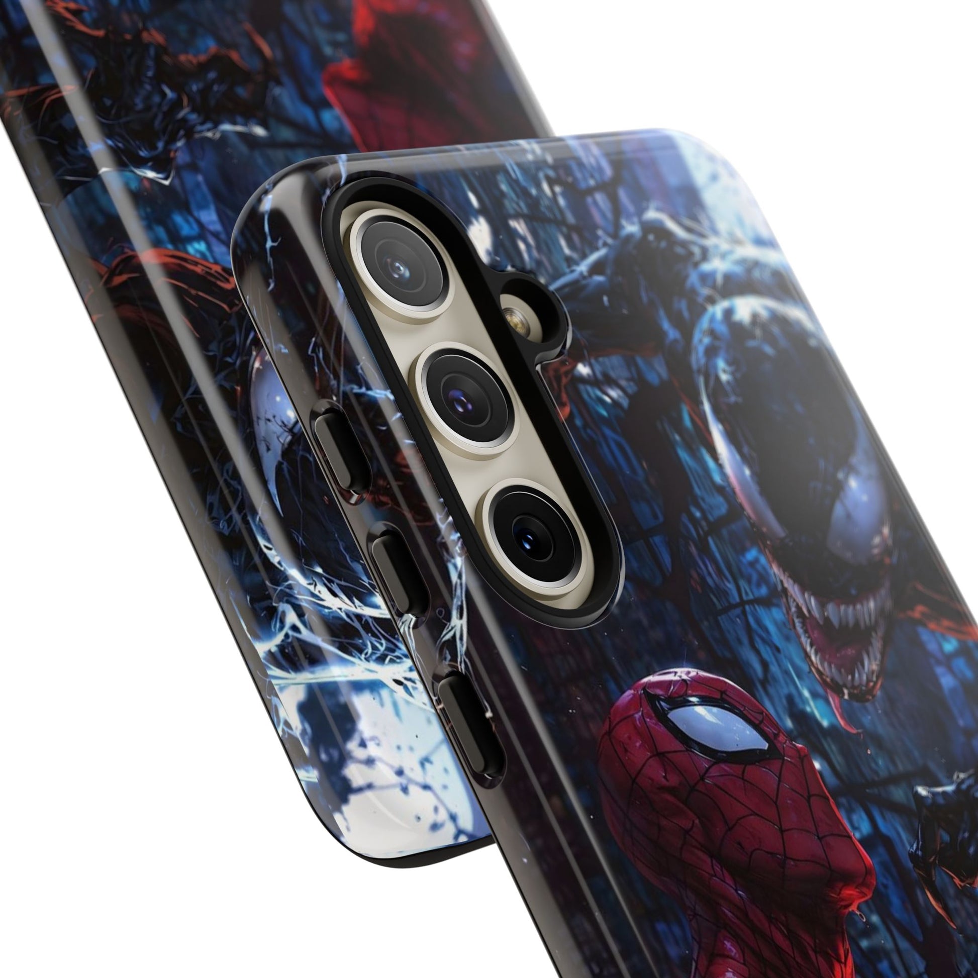 Venom x Spiderman Phone Case, Tough Cases for iPhones, Samsung, and Pixel