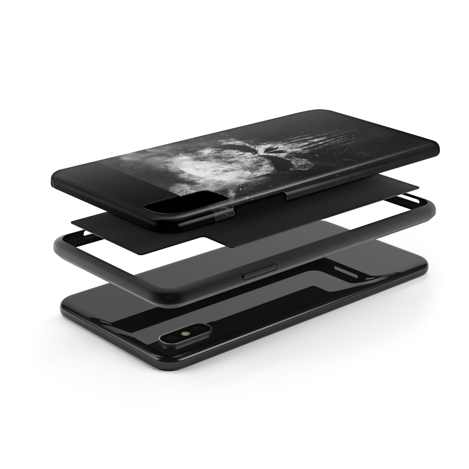 Smoking Skull Theme Phone Case for iPhone & Samsung Galaxy Phones