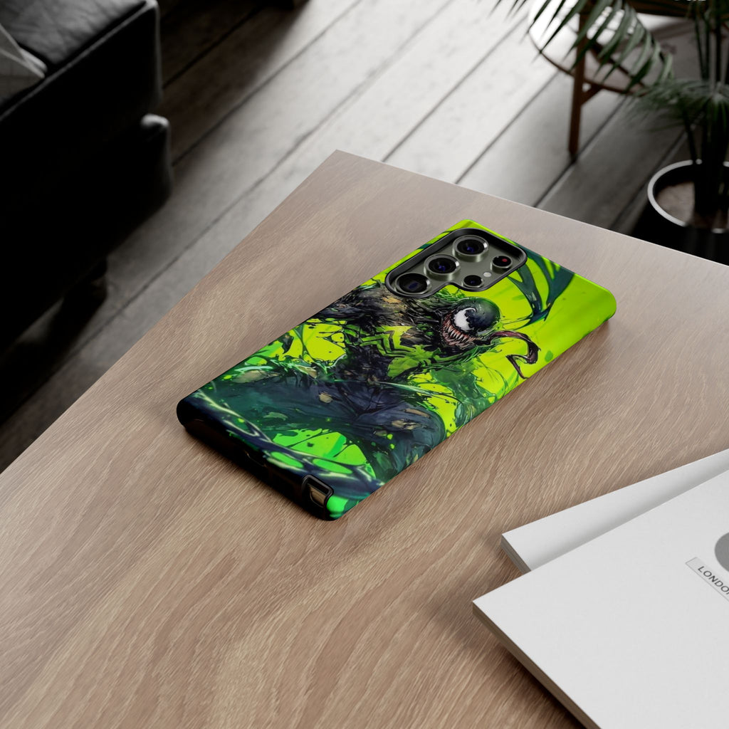 Evil Venom Phone Case, Tough Cases, Marvel Comics Phone for iPhones, Samsung, and Pixel