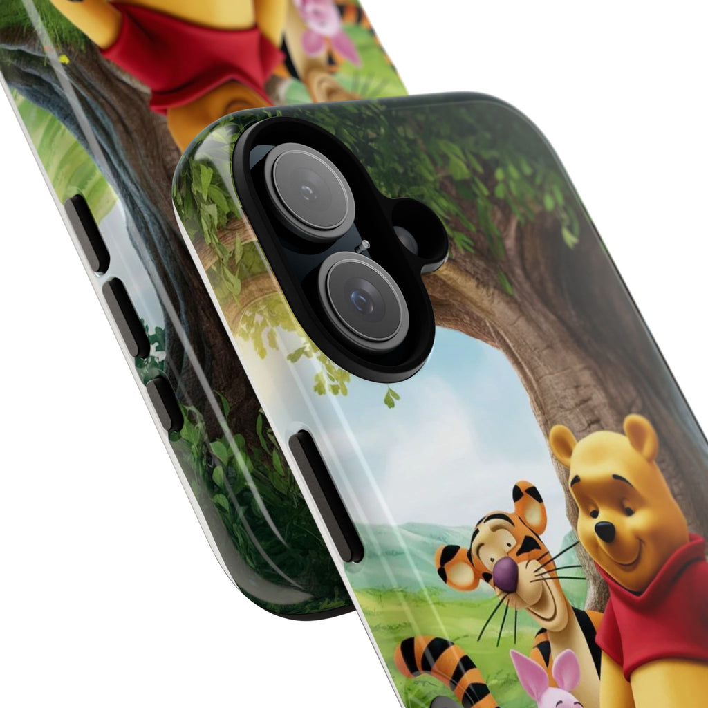 Cute Pooh Bear Phone Case, Tough Cases, Disney Phone for iPhones, Samsung, and Pixel