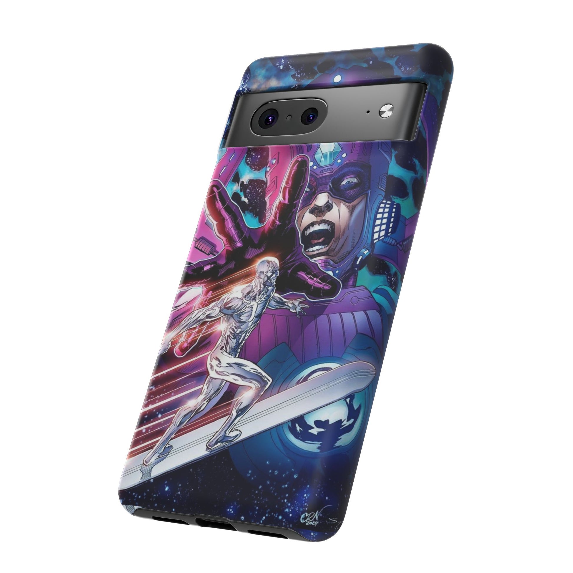 Galactus x Silver Surfer Marvel Phone Case, Tough Cases for iPhones, Samsung, and Pixel