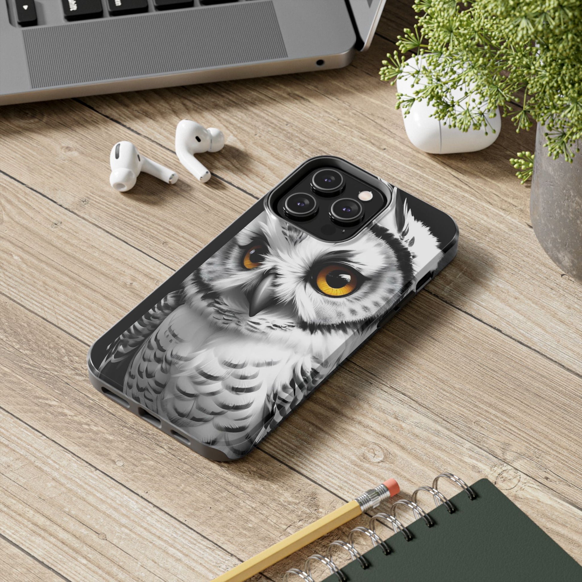 Snow Owl Phone Cases for iPhones & Samsung Phones