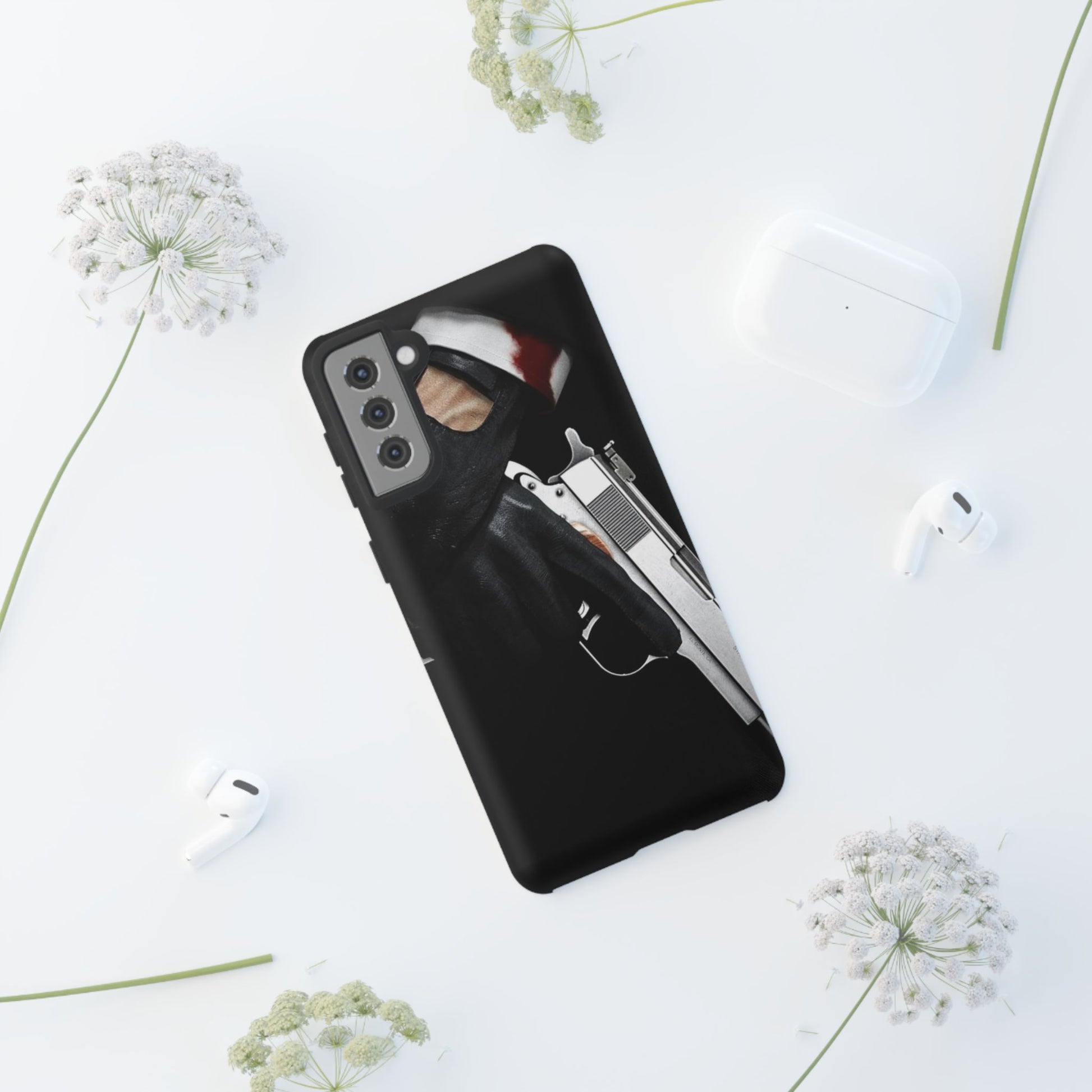 Agent 47 Gamer Phone Case, Tough Cases, Disney Phone for iPhones, Samsung, and Pixel