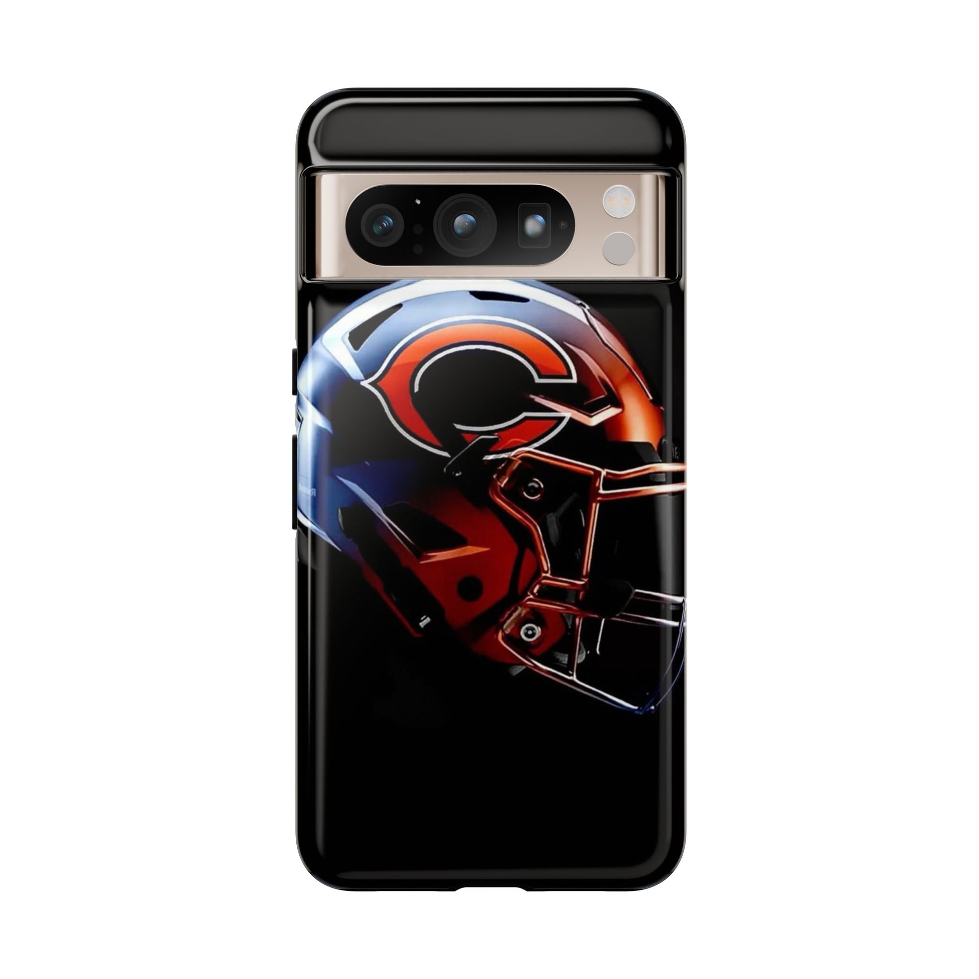 Football Helmet Chicago Bears Phone Case, Tough Cases for iPhones, Samsung, and Pixel