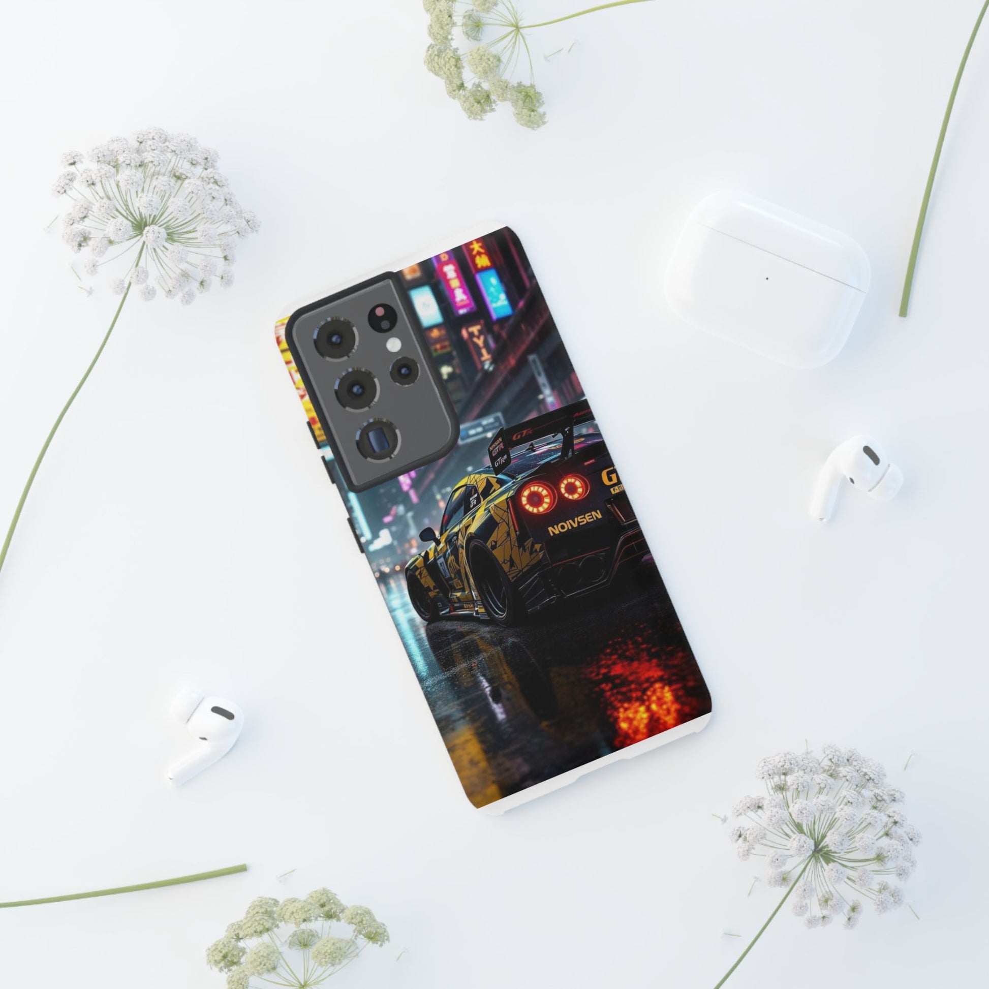 Nissan GTR in Japan Art Tough Cases for iPhones, Samsung, and Pixel