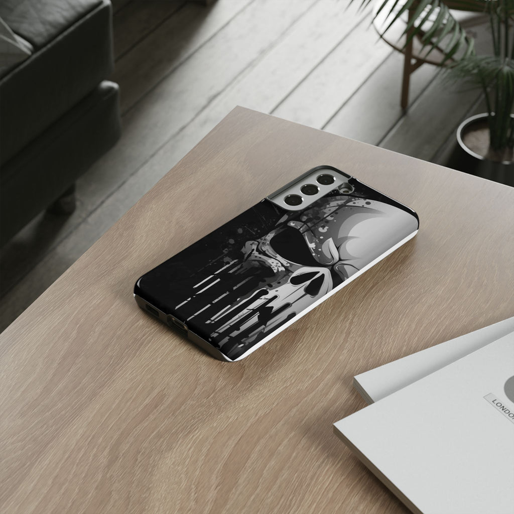 Punisher Skull Tough Cases for iPhones, Samsung, and Pixel