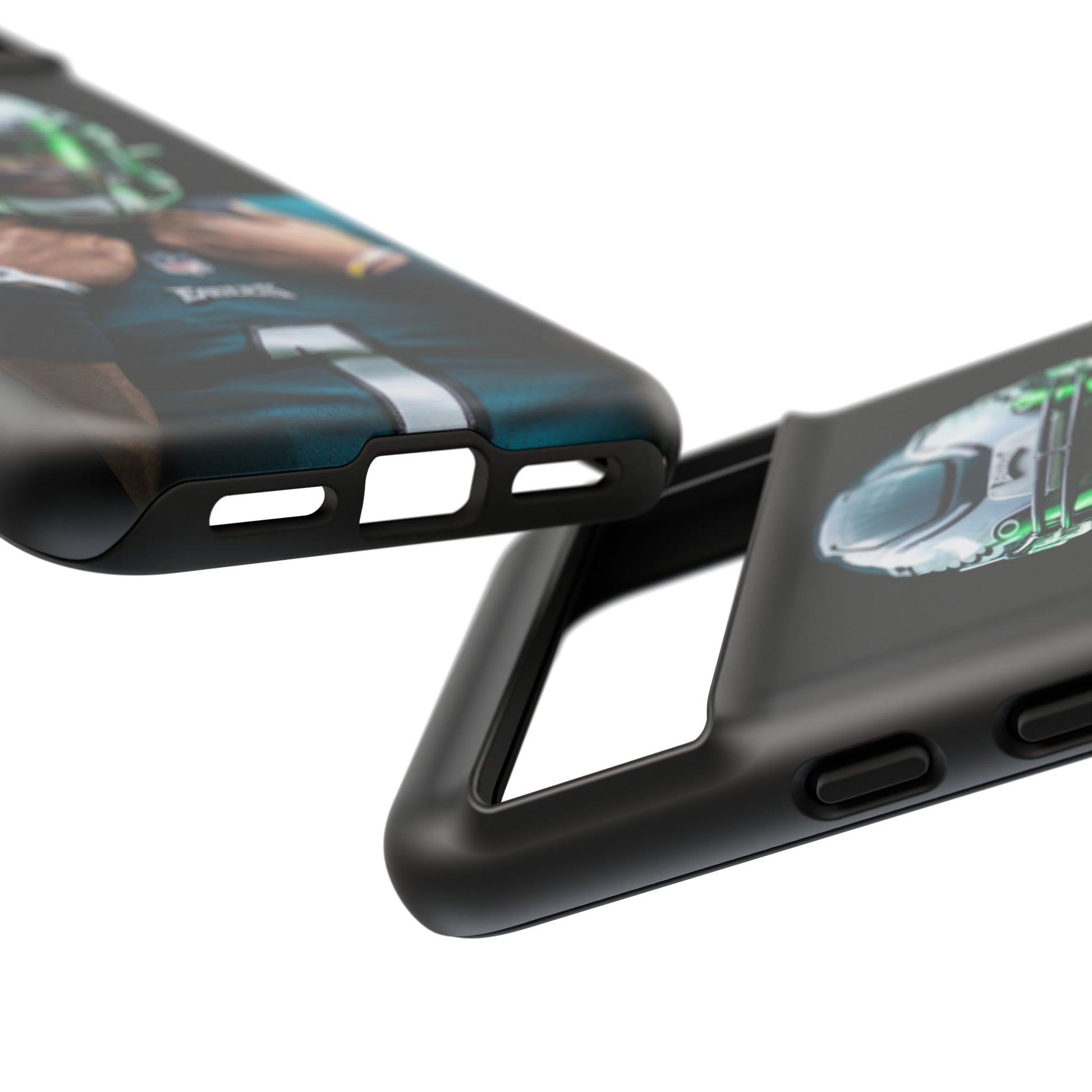 Eagles Football Jalen Hurts Tough Cases for iPhones, Samsung, and Pixel