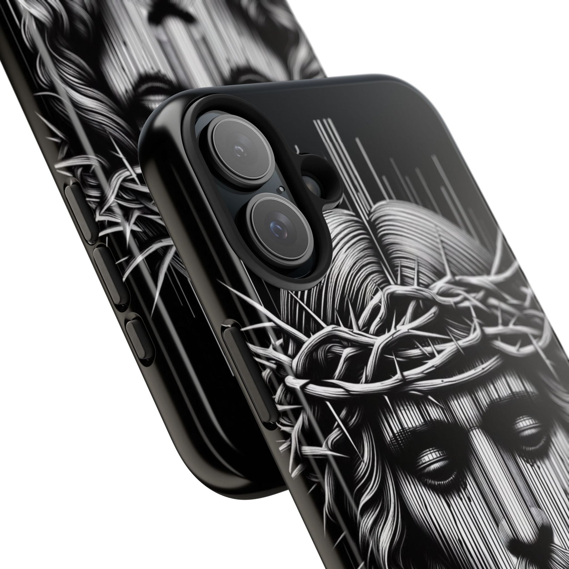 Jesus The King Crown Christian Phone Cases for iPhones & Samsung Phones