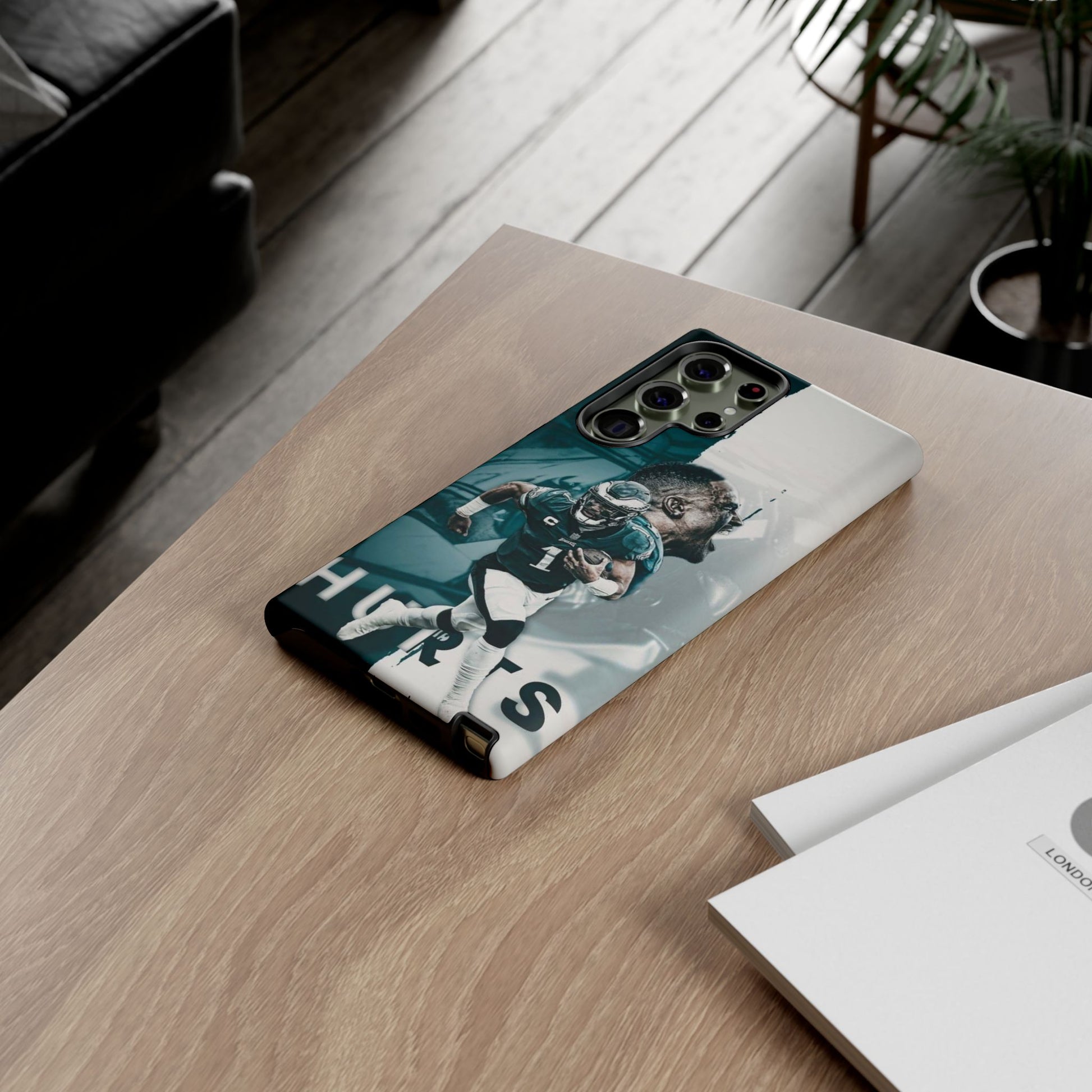 Jalen Hurts Eagles Football Tough Cases for iPhones, Samsung, and Pixel