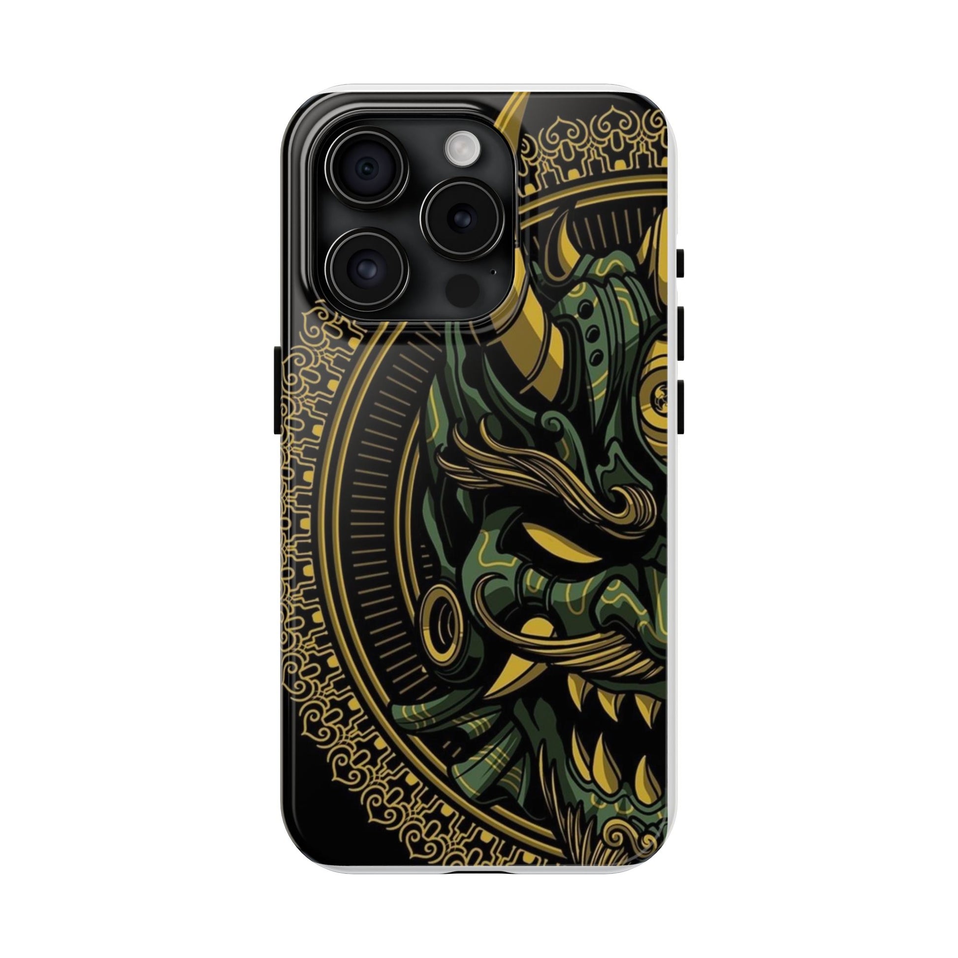 Kabuki Mask Theme Phone Cases for Iphones & Samsung Durable
