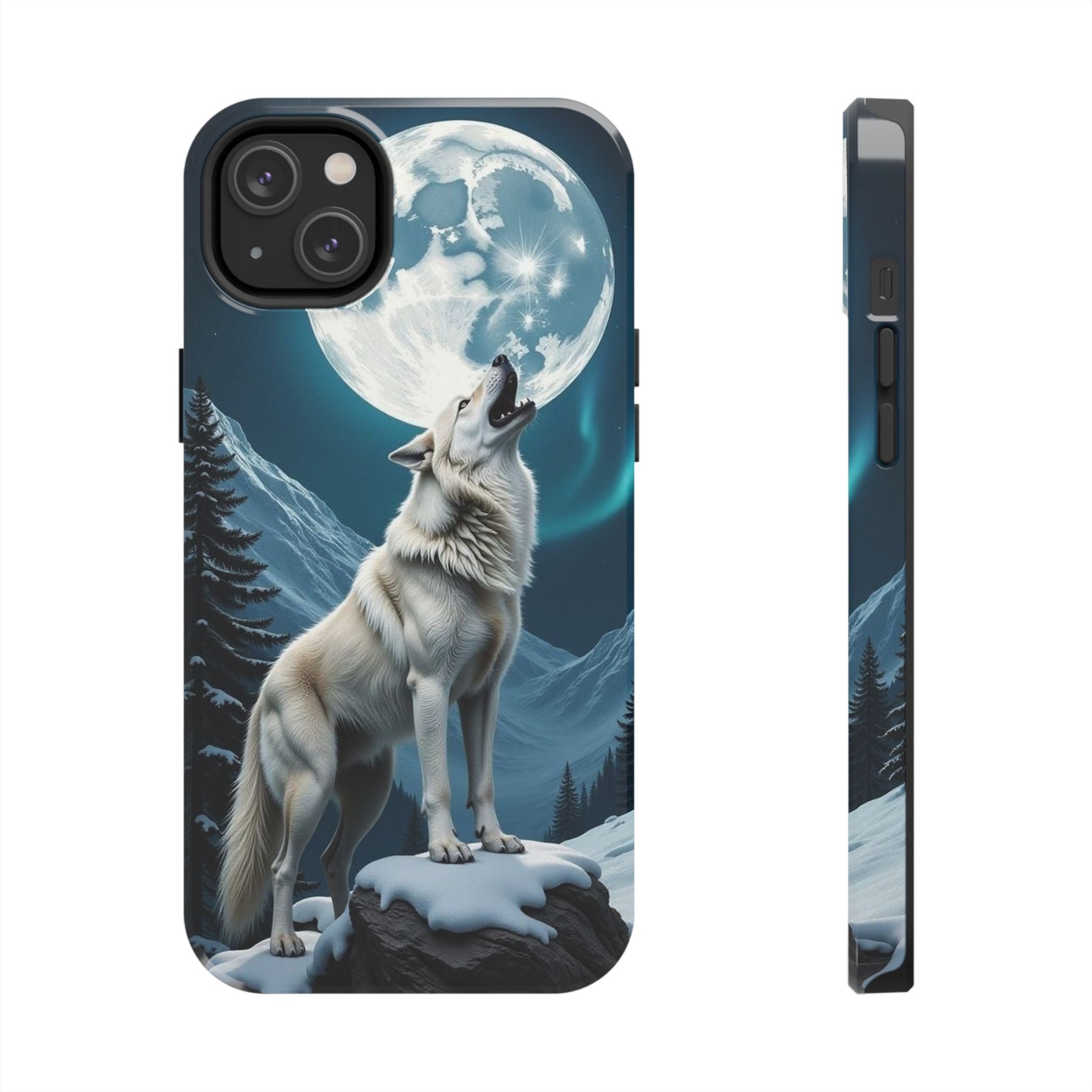 Howling Wolf Theme Phone Cases for iPhones & Samsung Phones