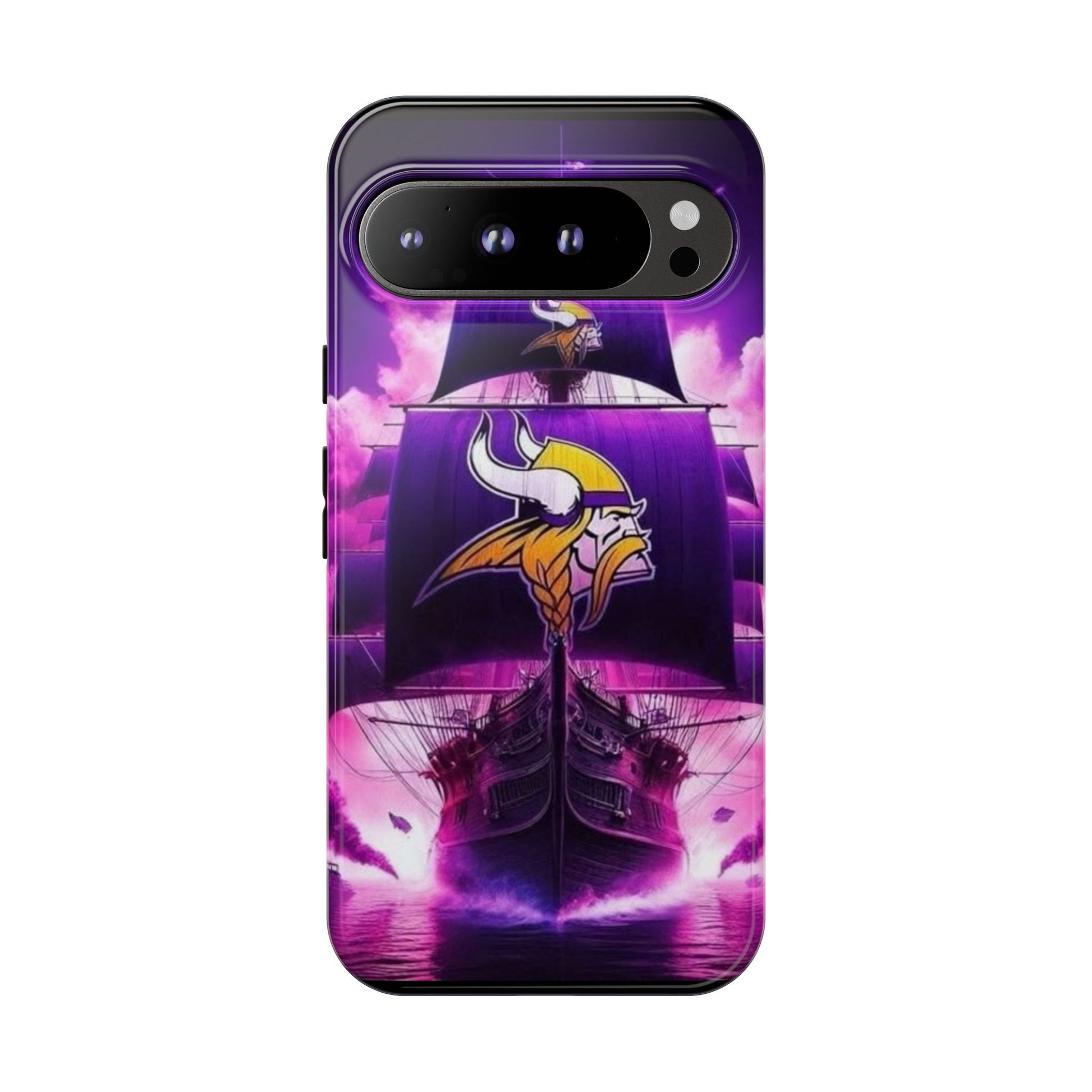 Minnesota Vikings Ship Football Phone Case, Tough Cases for iPhones, Samsung, and Pixel