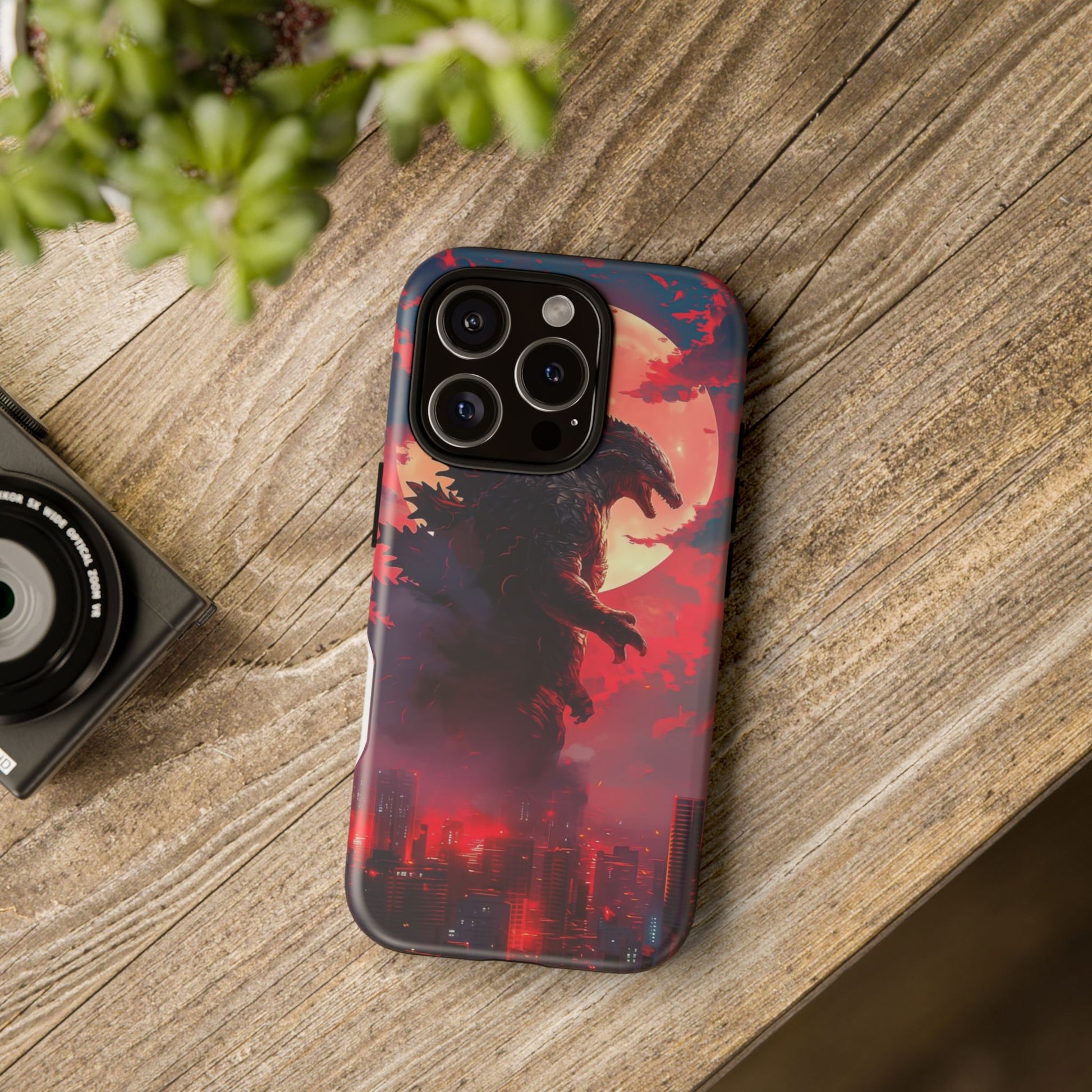 King of Monsters Godzilla Tough Phone Cases for iPhones, Samsung, and Pixel