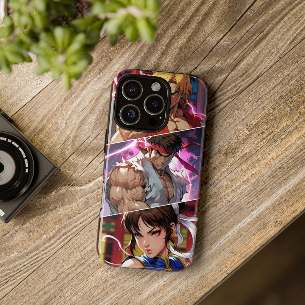 Street Fighter Gamer Theme Tough Cases for iPhones, Samsung, and Pixel