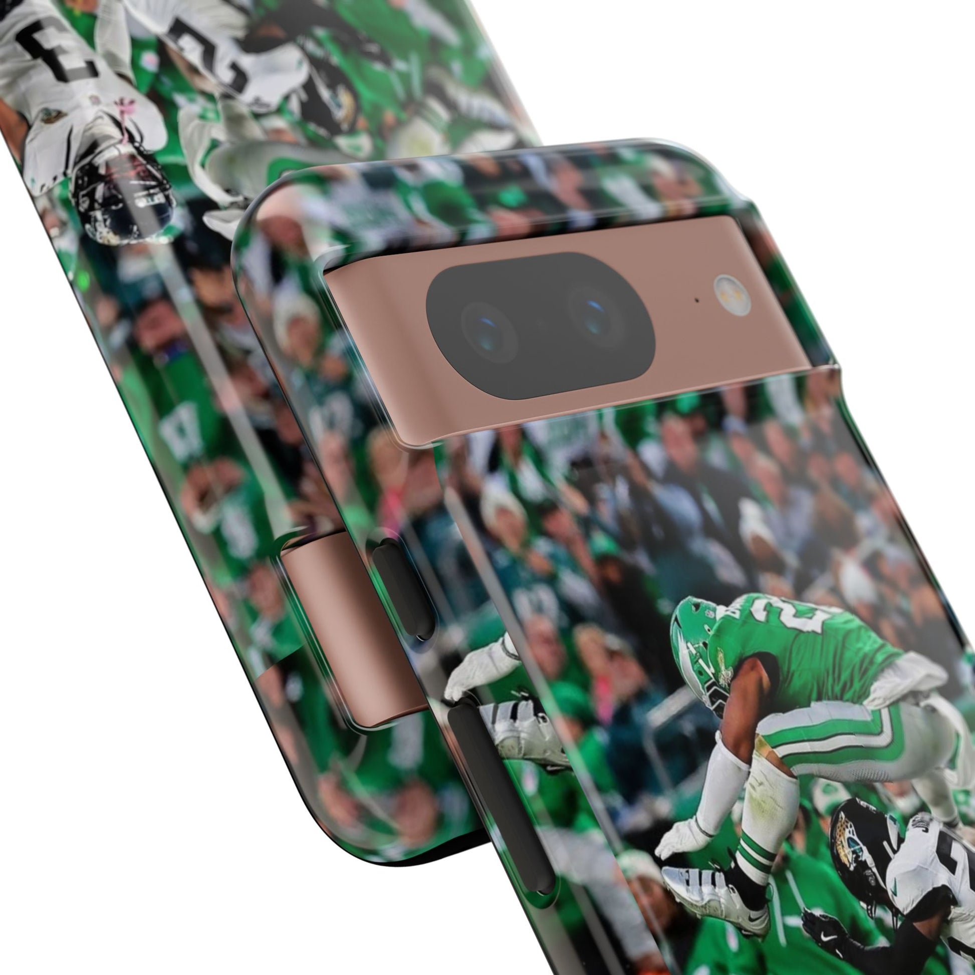 Saquon Barkley The Huddle Eagles Football Tough Cases for iPhones, Samsung, and Pixel