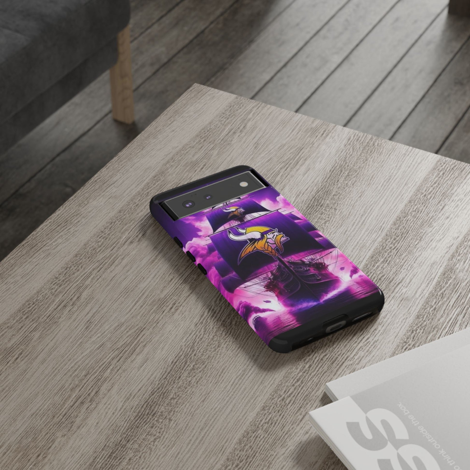 Minnesota Vikings Ship Football Phone Case, Tough Cases for iPhones, Samsung, and Pixel