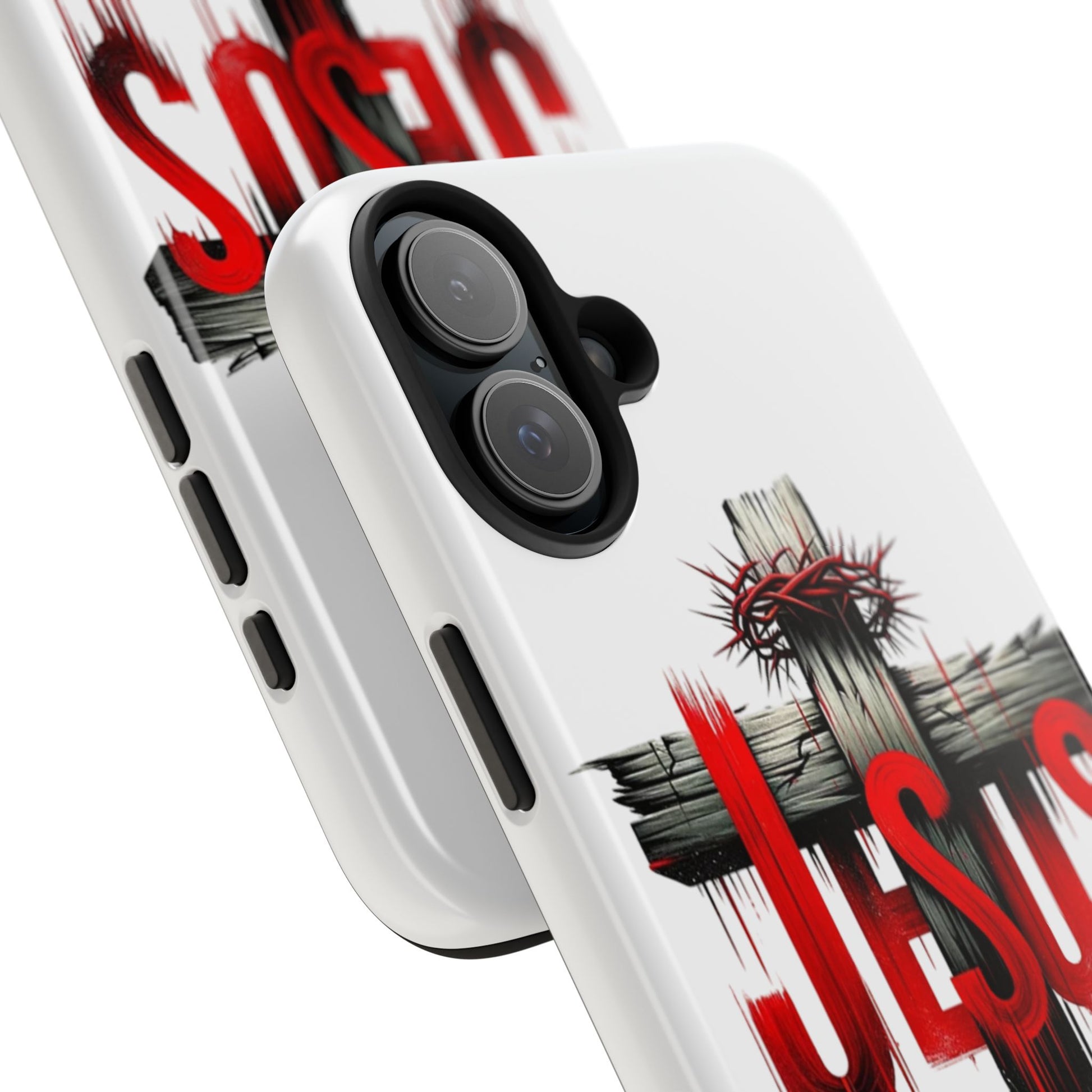 Jesus Cross and Crown Christian Theme Phone Cases for iPhones & Samsung Phones