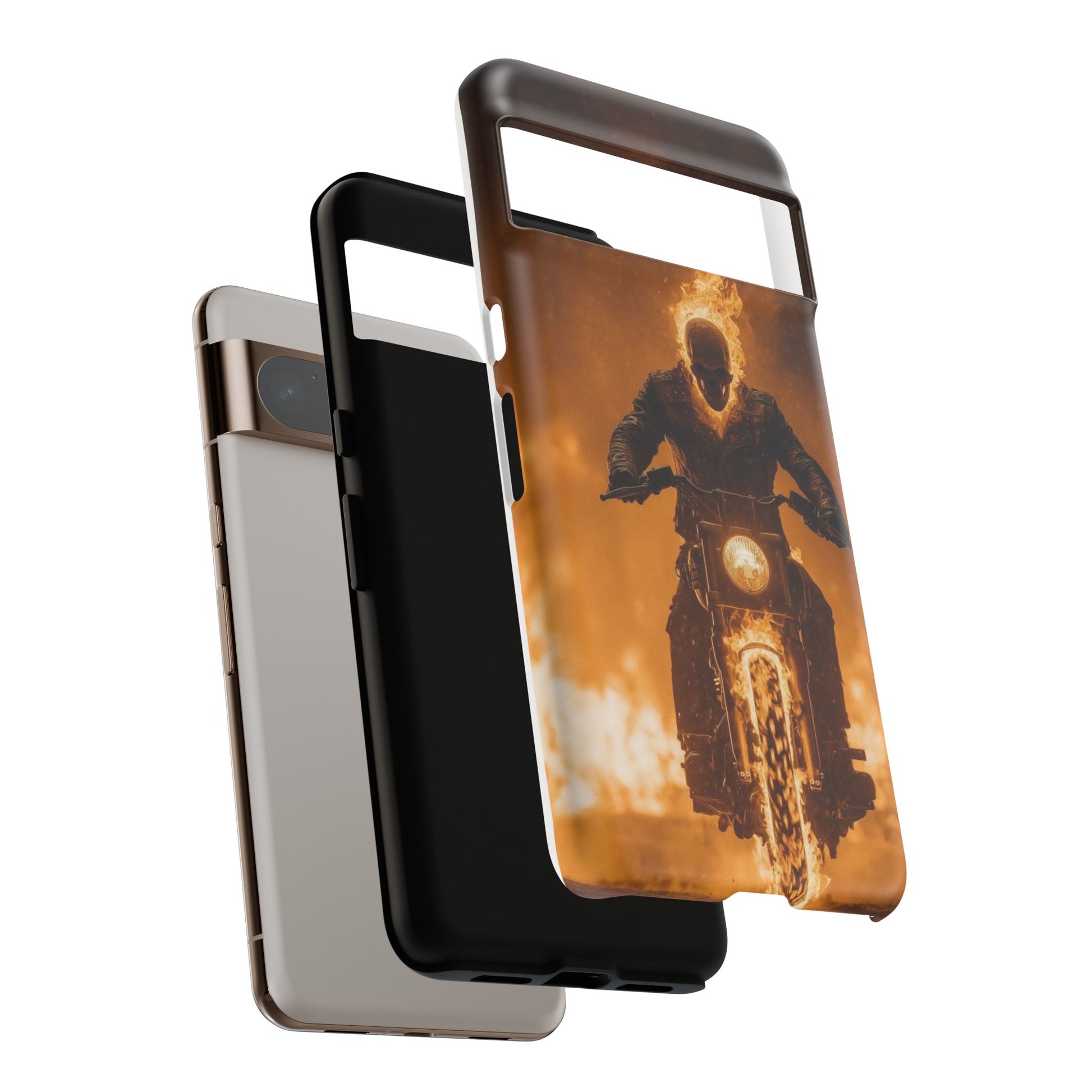 Marvel's Ghostrider Tough Cases for iPhones, Samsung, and Pixel