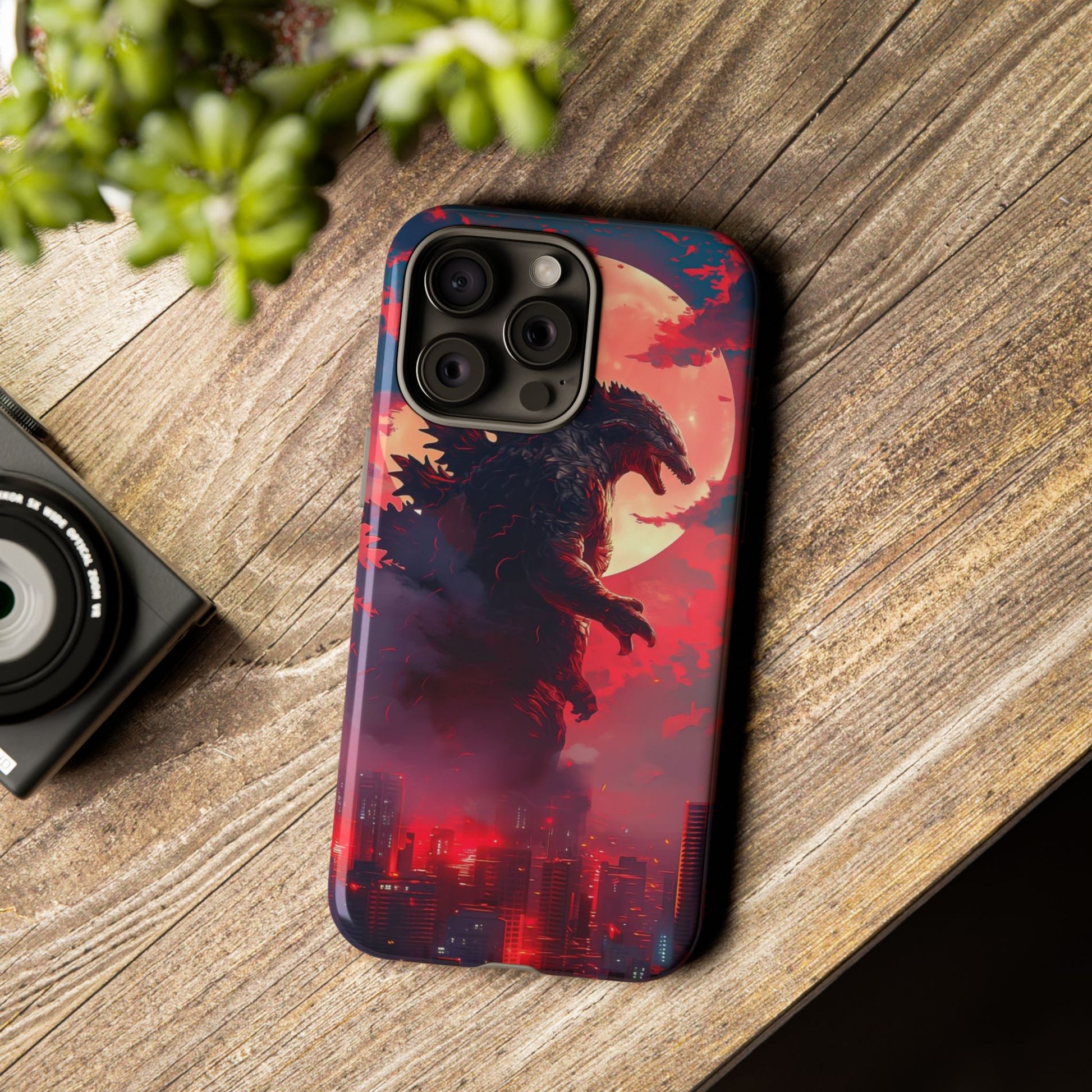 King of Monsters Godzilla Tough Phone Cases for iPhones, Samsung, and Pixel
