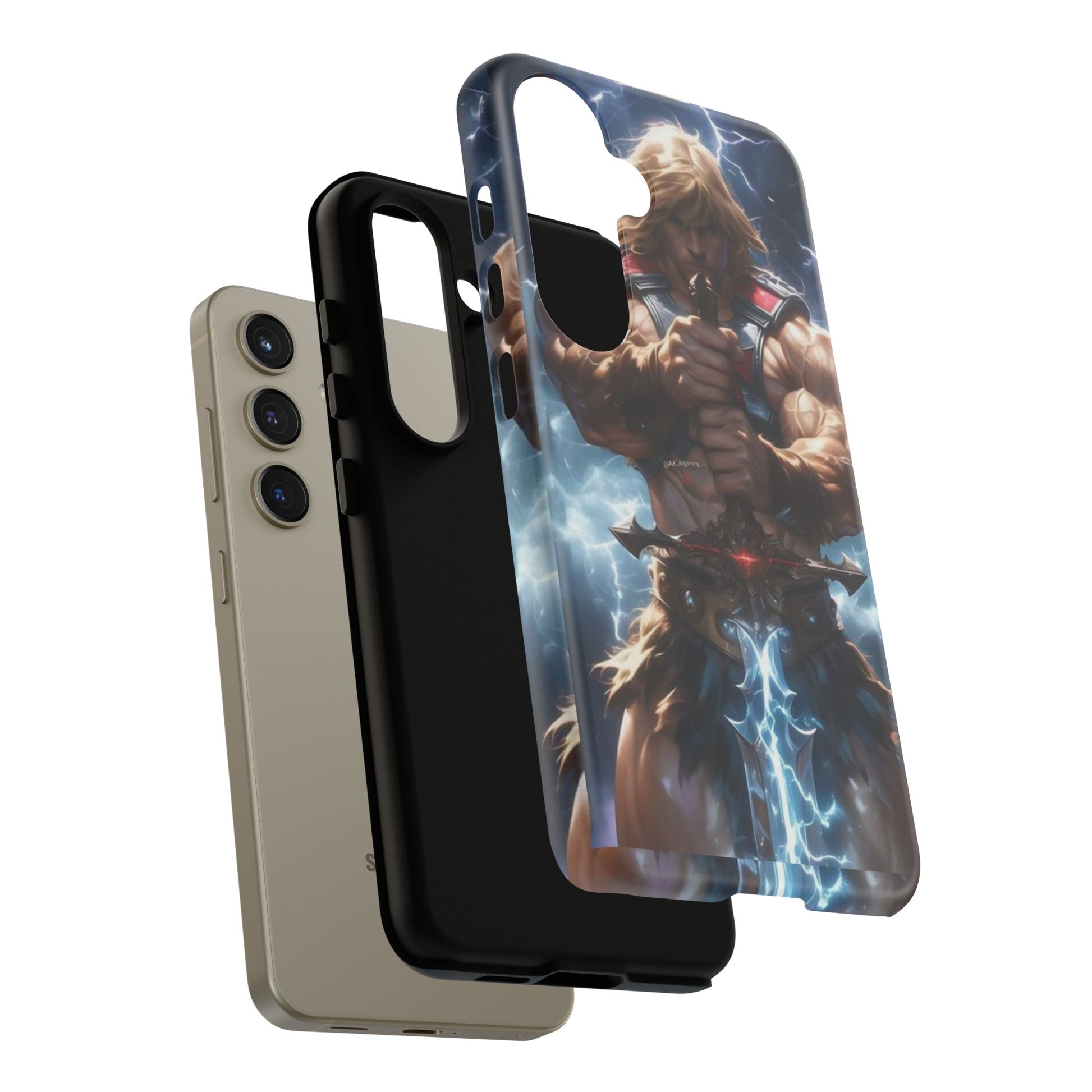 He-Man Masters of the Universe Tough Cases for iPhones, Samsung, and Pixel