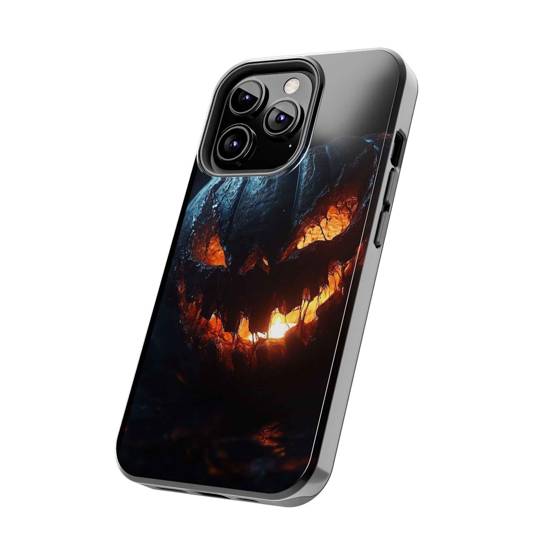 Scary Pumpkin Halloween Theme Phone Cases for iPhones & Samsung Phones