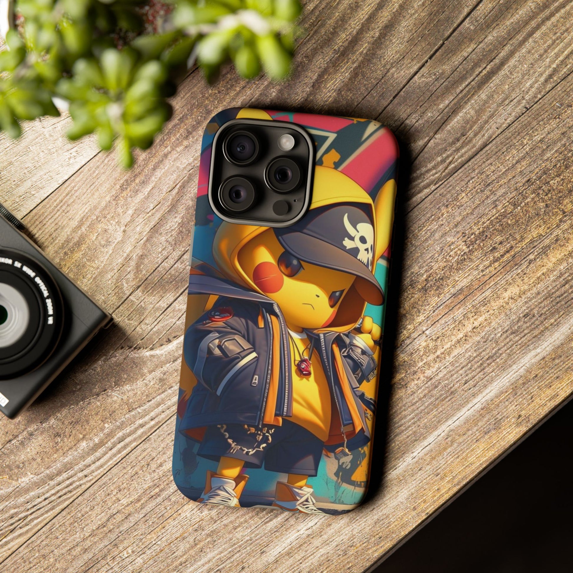 Cute Poke Bear Phone Case, Tough Cases for iPhones, Samsung, and Pixel